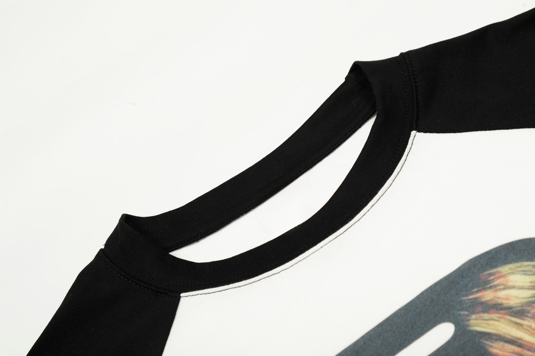 Omirad Graphic Raglan Long Sleeve Tee | Street Style Cotton