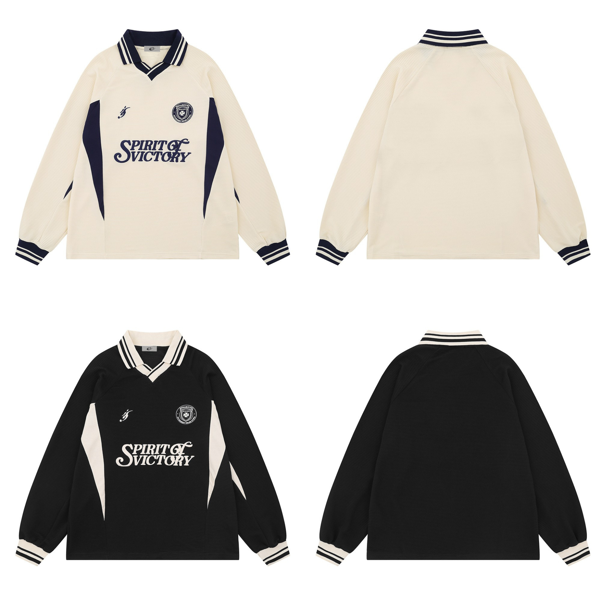 Retro Victory Long Sleeve Soccer Jersey | Spirit of Victory