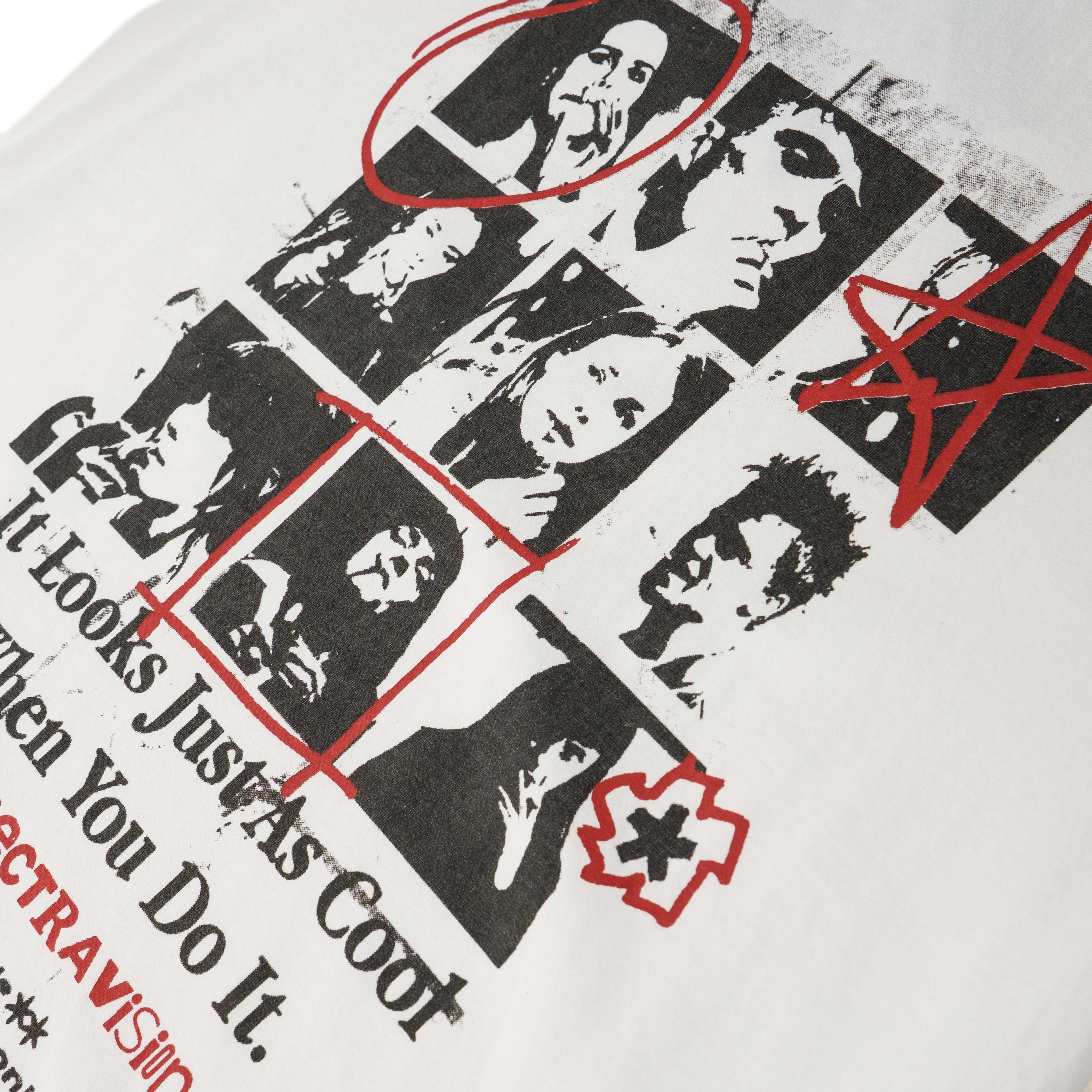 Vintage Collage Graphic Tee | Grunge Streetwear Cotton T-Shirt