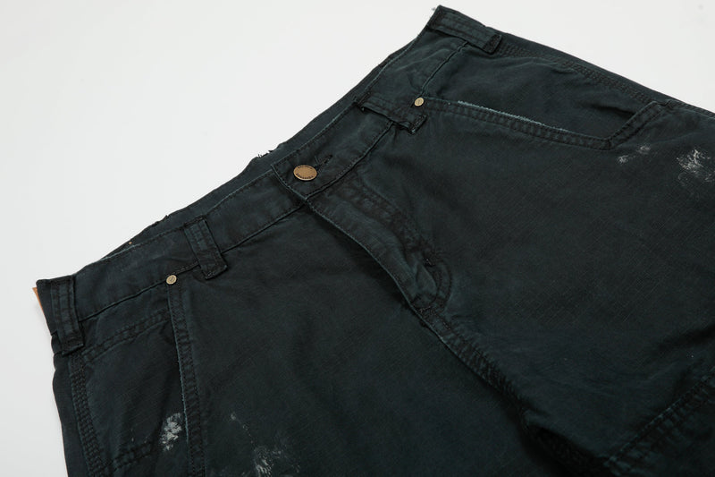 Omirad Distressed Cargo Pants | Wide-Leg Utility Streetwear