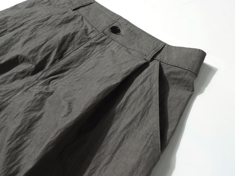 Omirad Crinkled Wide-Leg Nylon-Cotton Trousers | SEAKOFF