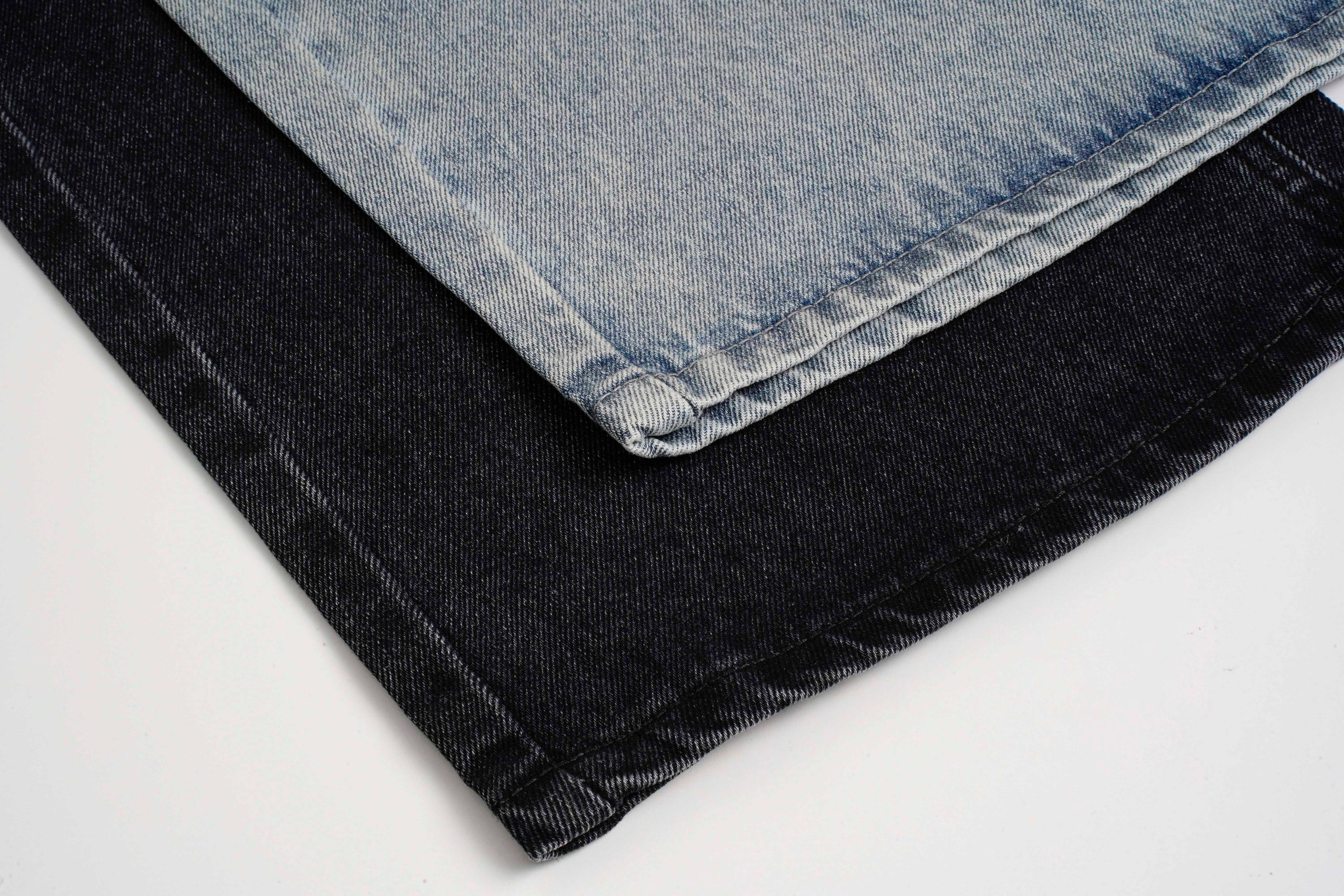 Stardust Wide-Leg Jeans | Rhinestone Washed Denim