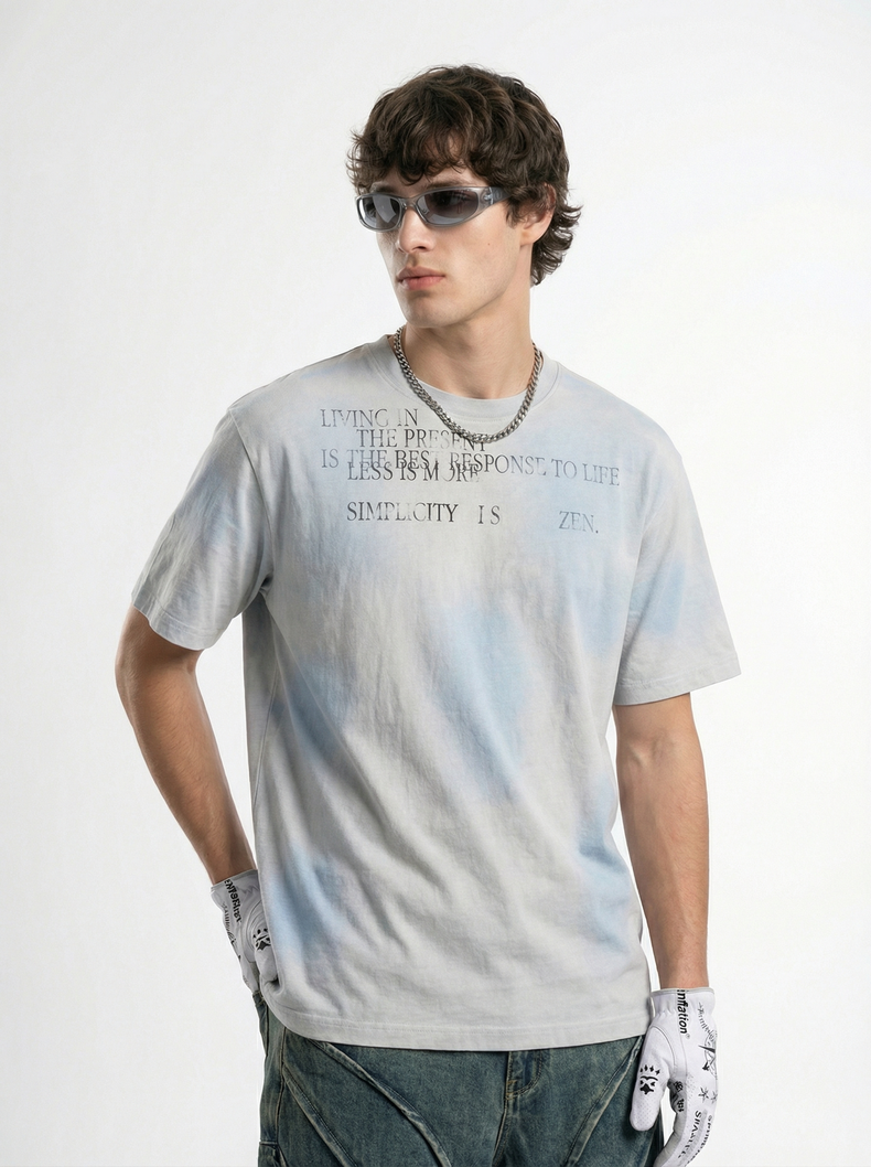 Omirad Vintage Spray Dyed Tee | Minimalist Streetwear T-Shirt