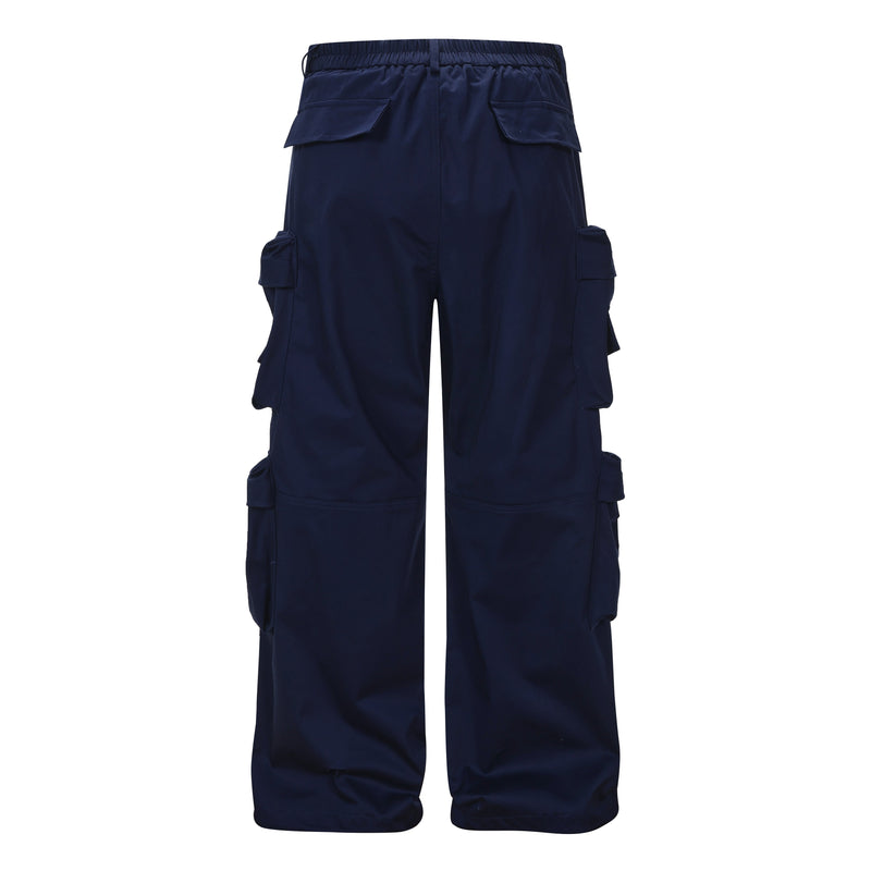 Rhndefairs Graphic Cargo Wide-Leg Pants | Street Style