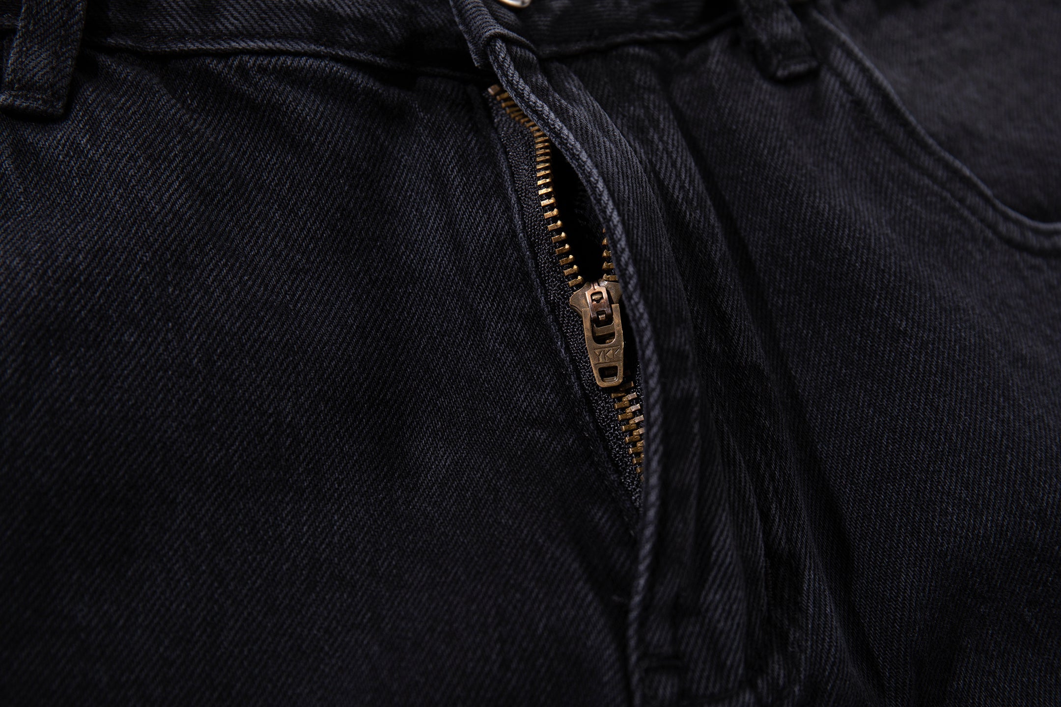 Omirad Split-Panel Utility Wide-Leg Jeans | Dark Wash