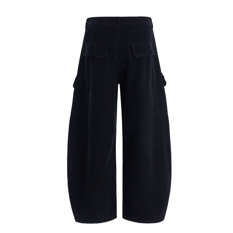 Omirad Corduroy Cargo Wide-Leg Pants | Streetwear Trousers