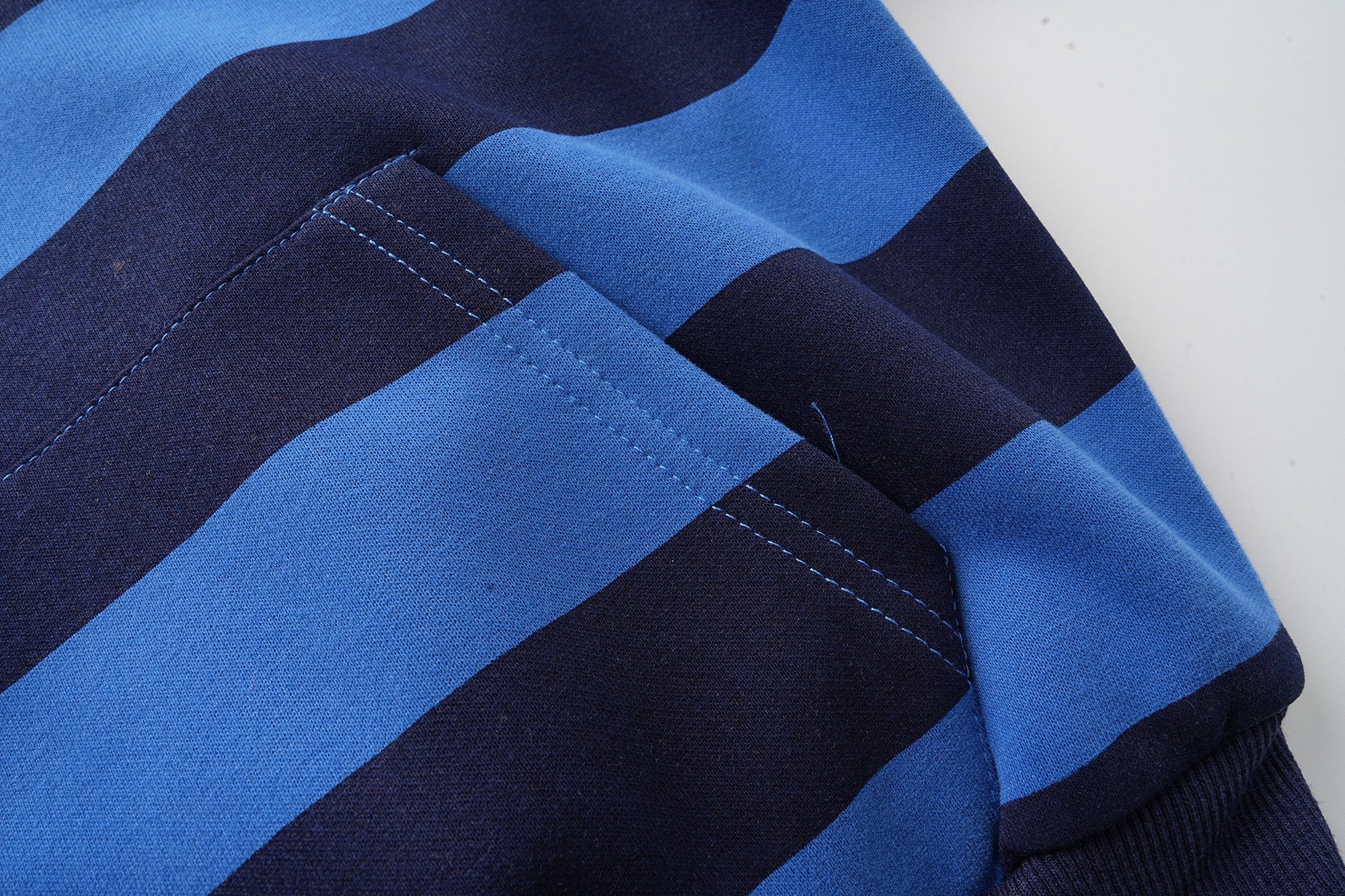ArtMershier Striped Zip-Up Hoodie | Streetwear Logo Hoodie
