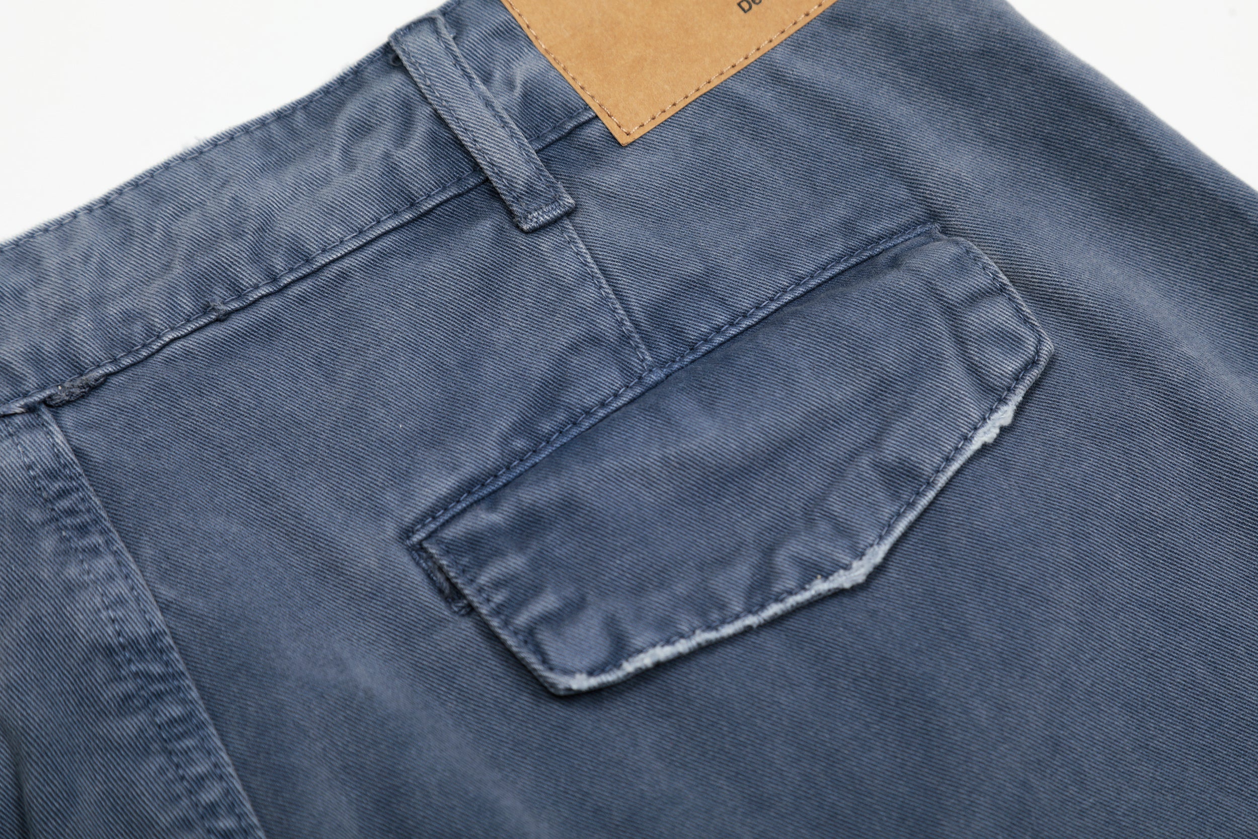 Washed Blue Wide-Leg Cargo Pants | Vintage Streetwear