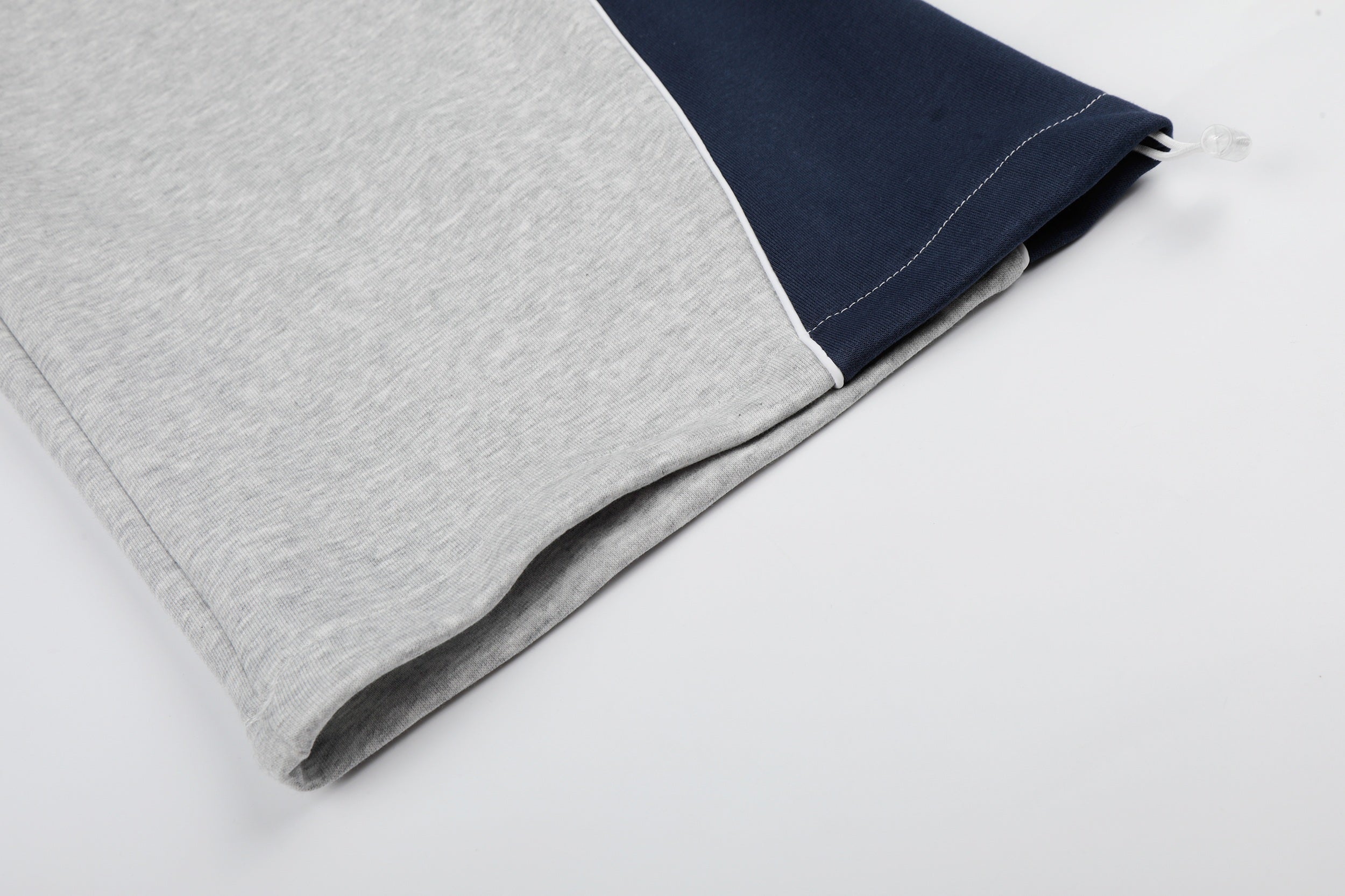 Retro Crest Panel Sweatpants | Oversized Wide Leg Streetwear