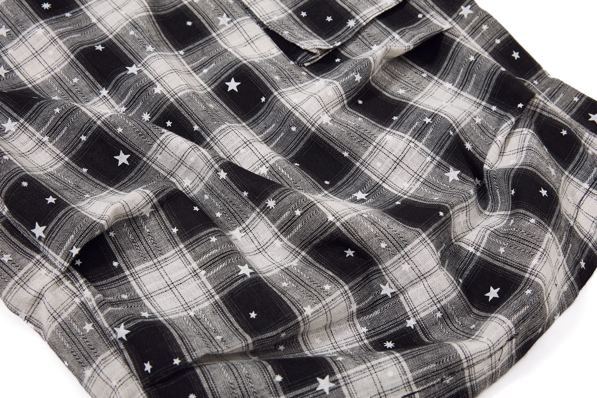 Omirad Plaid Star Cargo Shorts | Y2K Baggy Streetwear