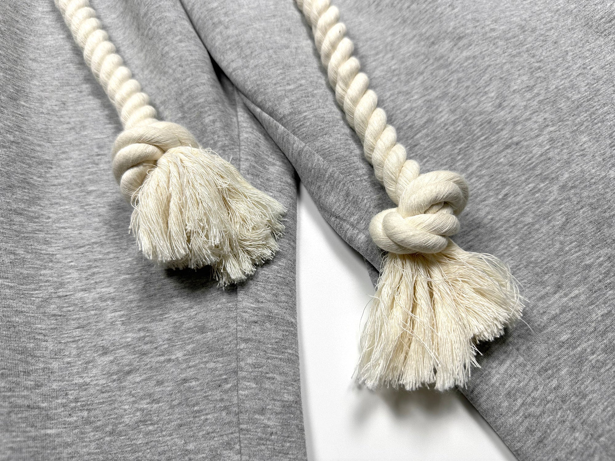 Omirad Rope-Tie Sculpted Wide-Leg Sweatpants | SEAKOFF