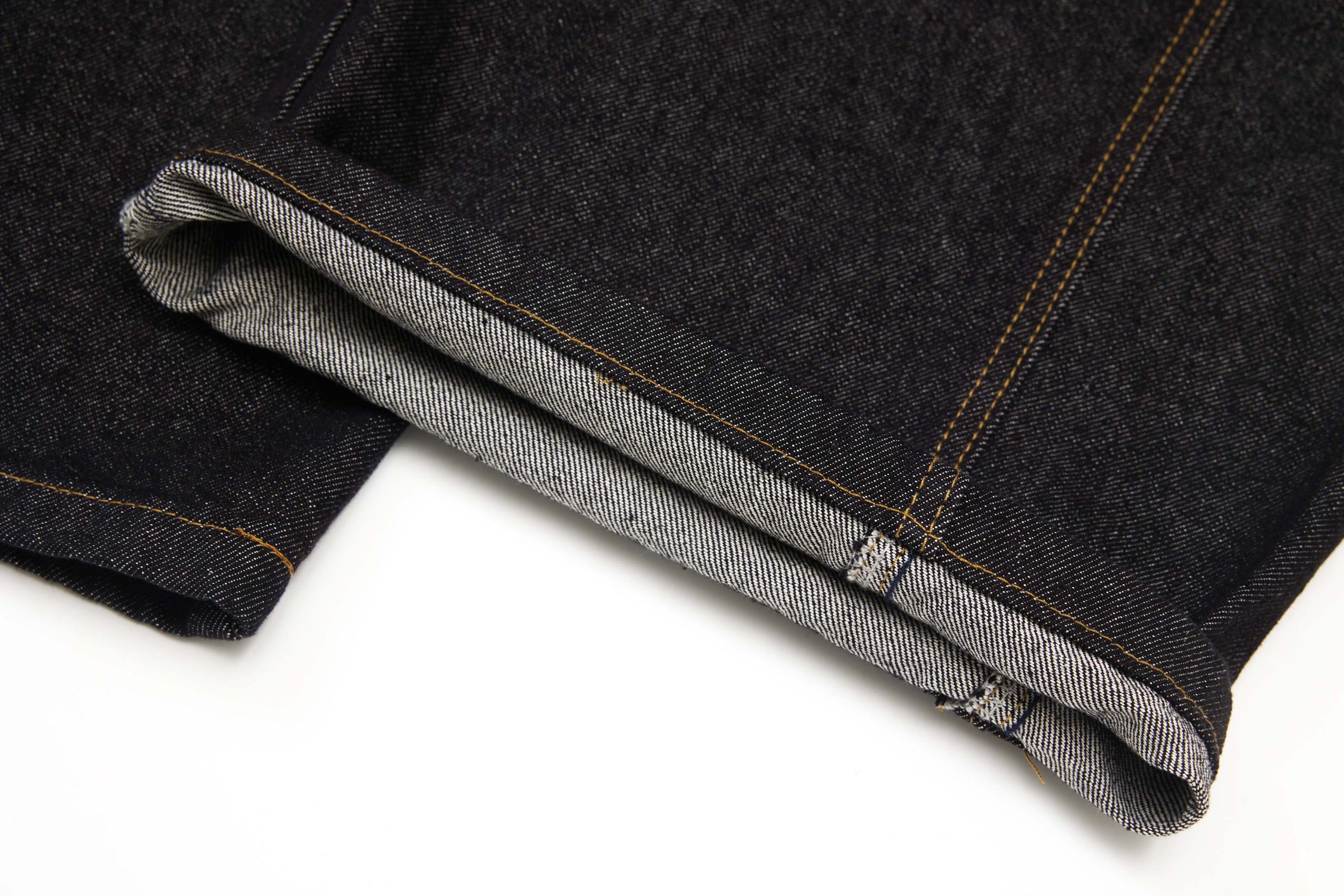 Omirad Contrast Piping Wide-Leg Jeans | Retro Street Denim