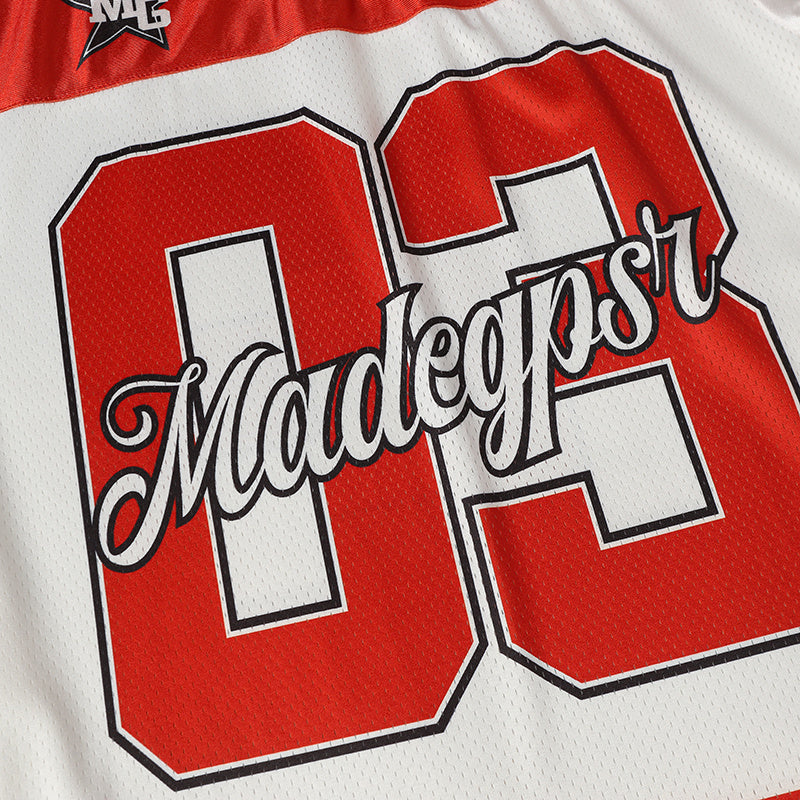 Varsity Football Jersey | Bold Number 03 Streetwear Top