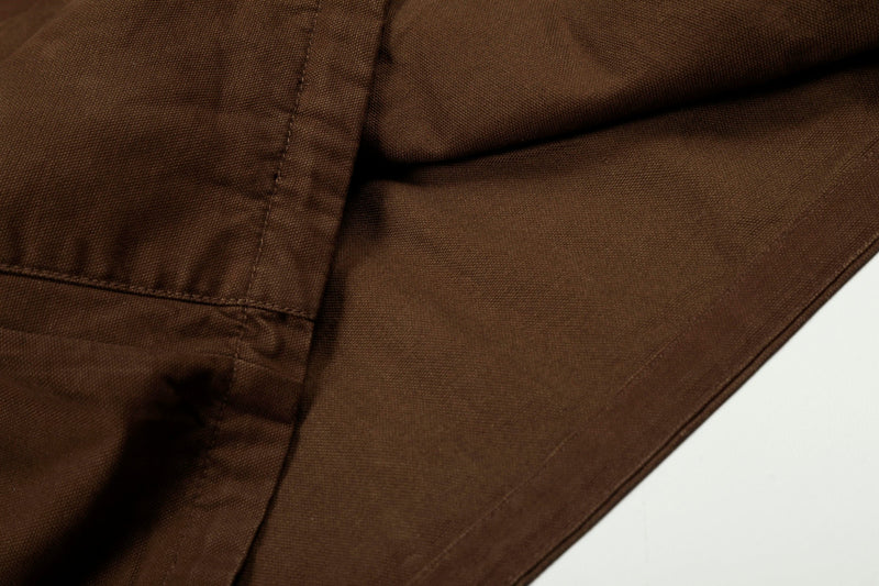 Metal Toggle Cotton Work Jacket | Utility Streetwear