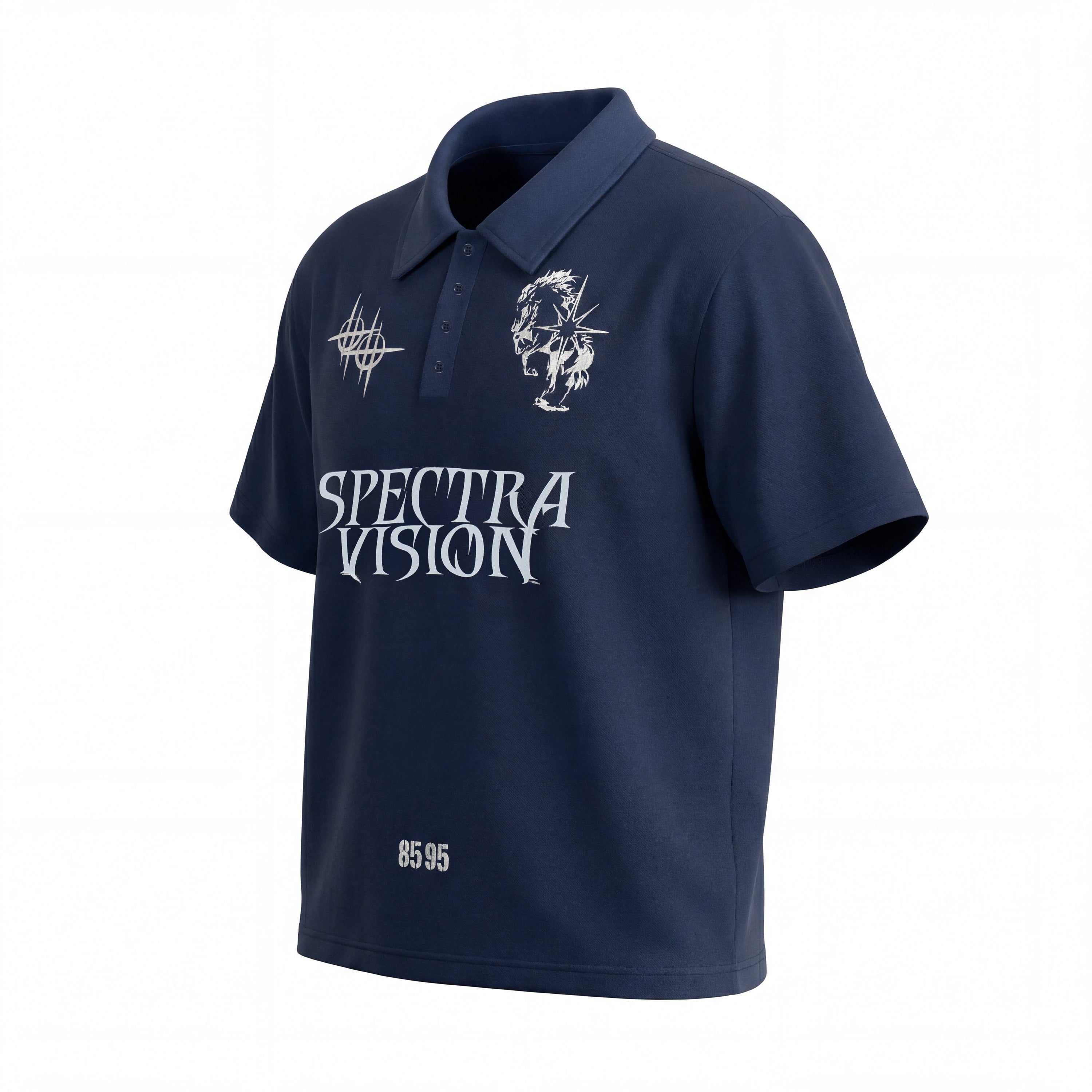 Omirad Spectra Vision Graphic Polo Tee | Street Style Cotton