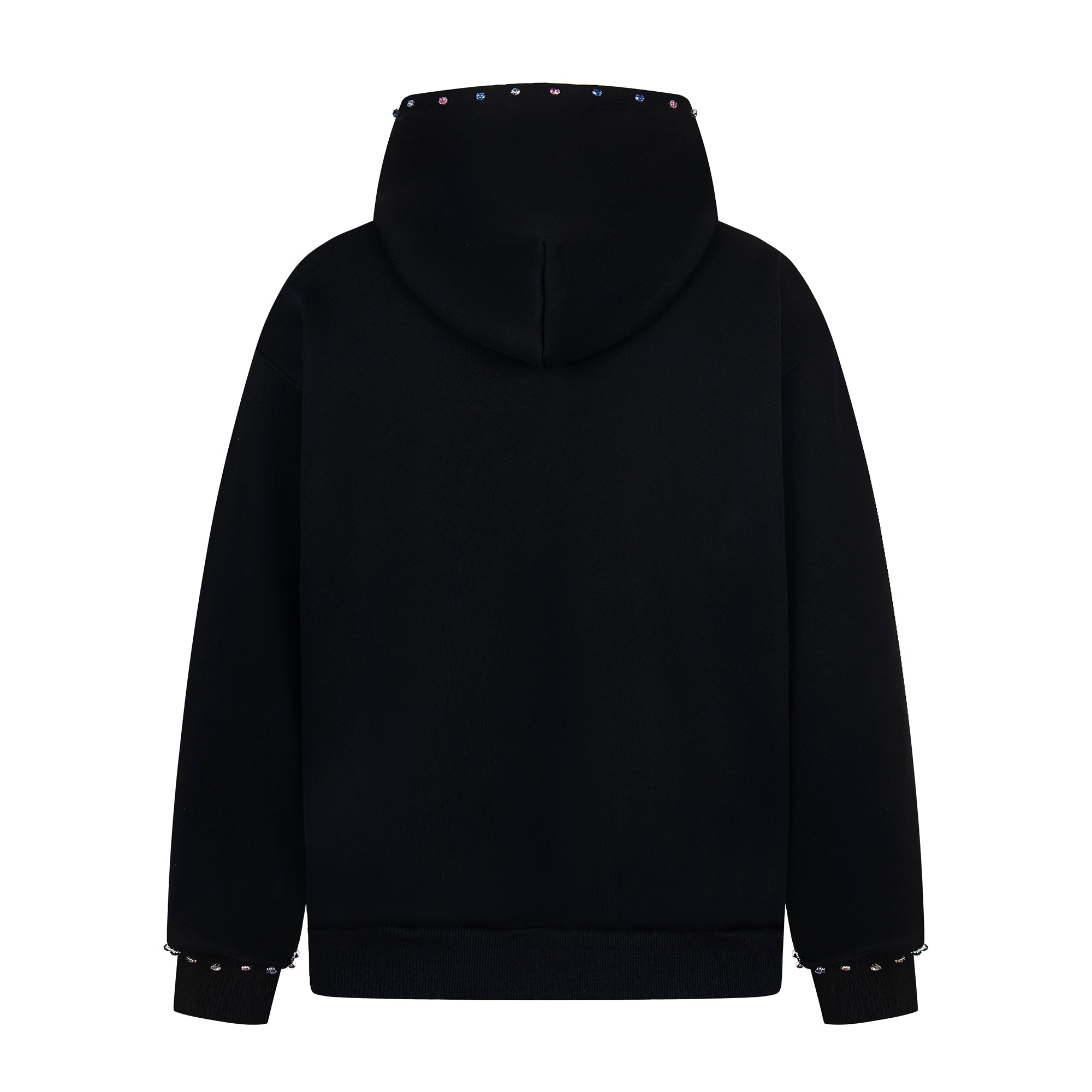 Omirad MAKE Studded Zip Hoodie | Oversized Streetwear