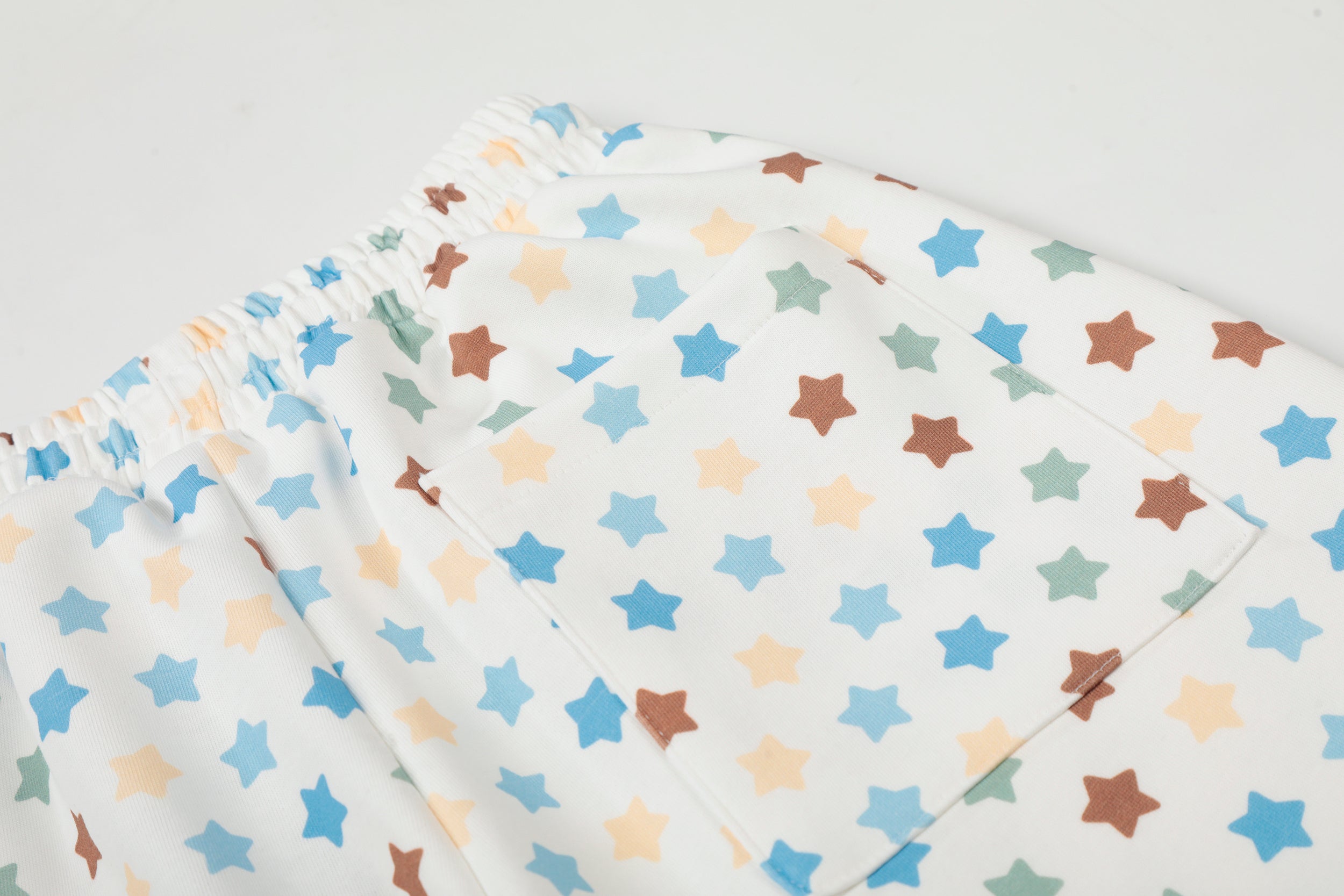Omirad Multi-Star Wide-Leg Pants | Colorful Star Print Streetwear