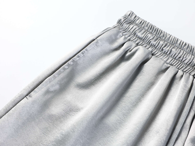 Contrast Panel Ultra Wide-Leg Sweatpants | Y2K Streetwear