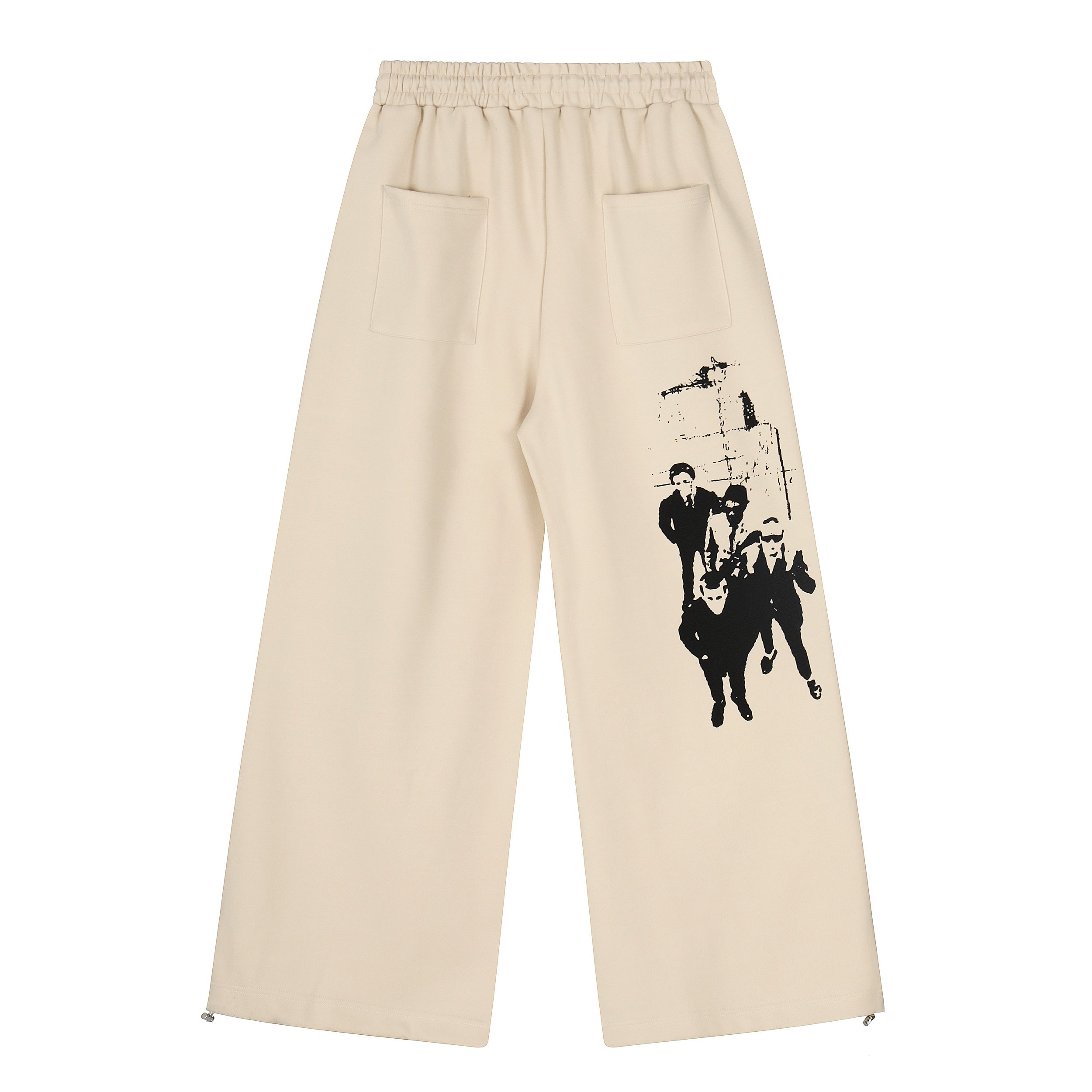 Omirad Cinema Formz Graphic Wide-Leg Streetwear Pants