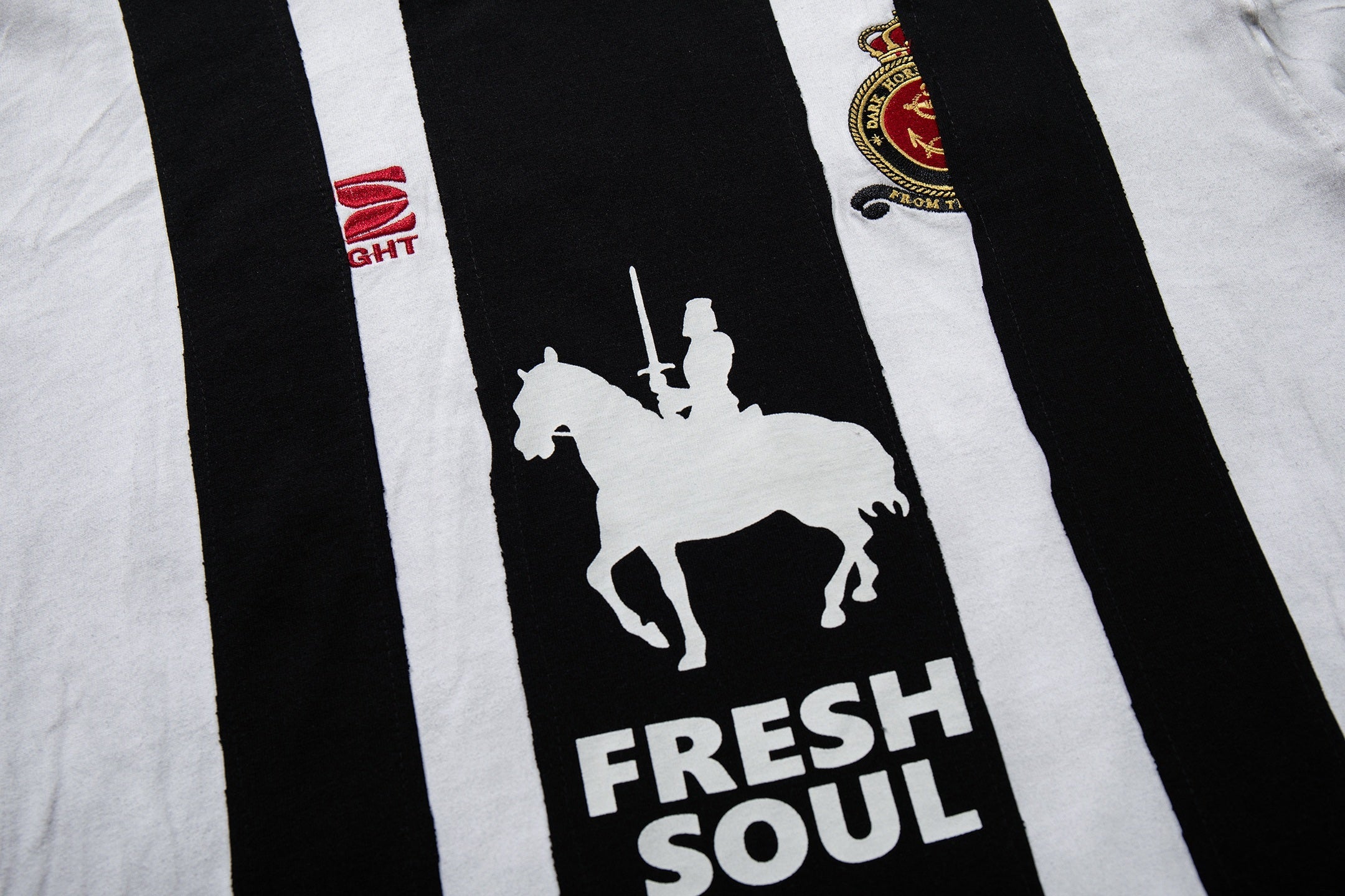 Omirad Fresh Soul Striped Football Jersey Tee | Streetwear