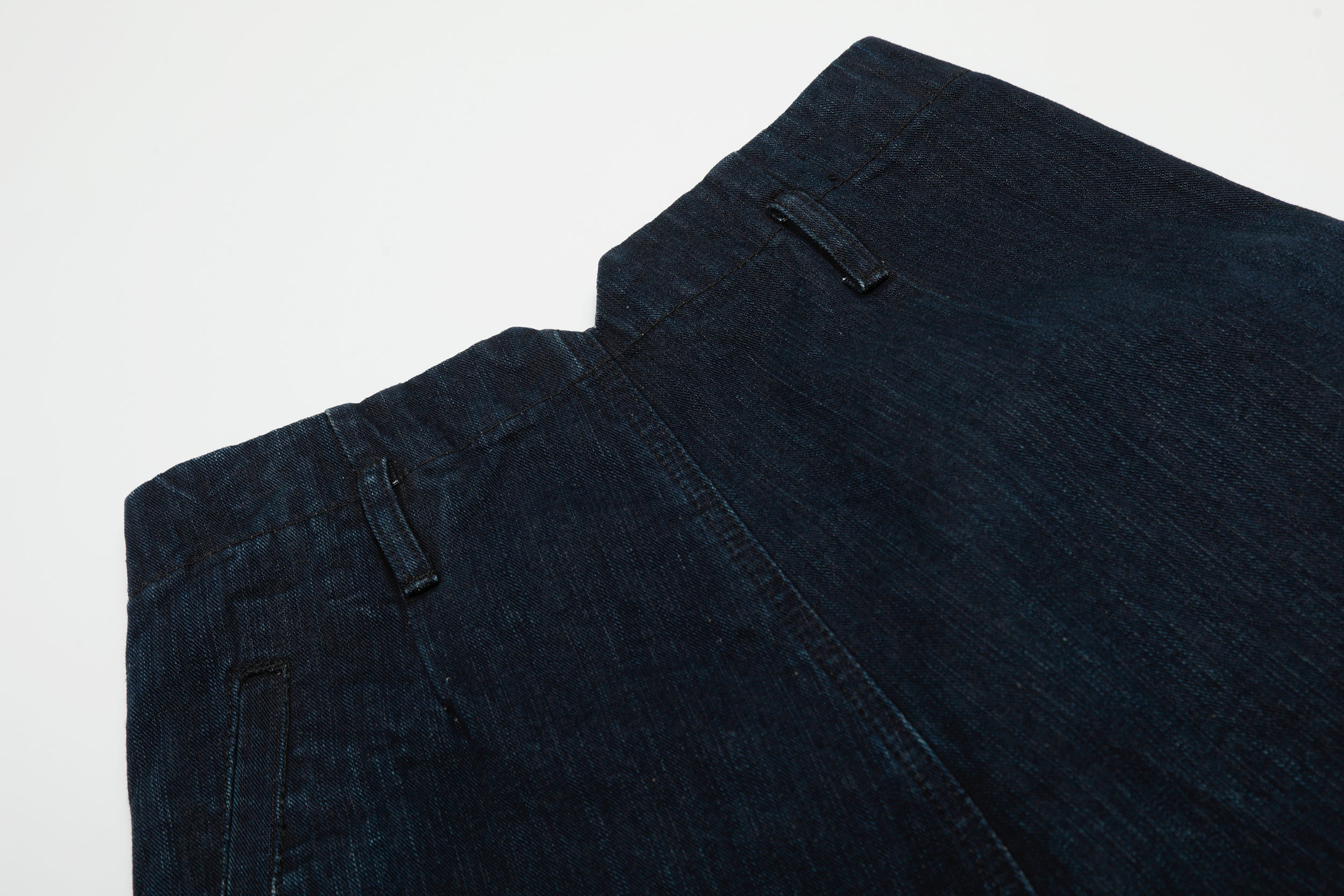 Omirad Split-Waist Wide-Leg Denim Jeans | Dark Wash