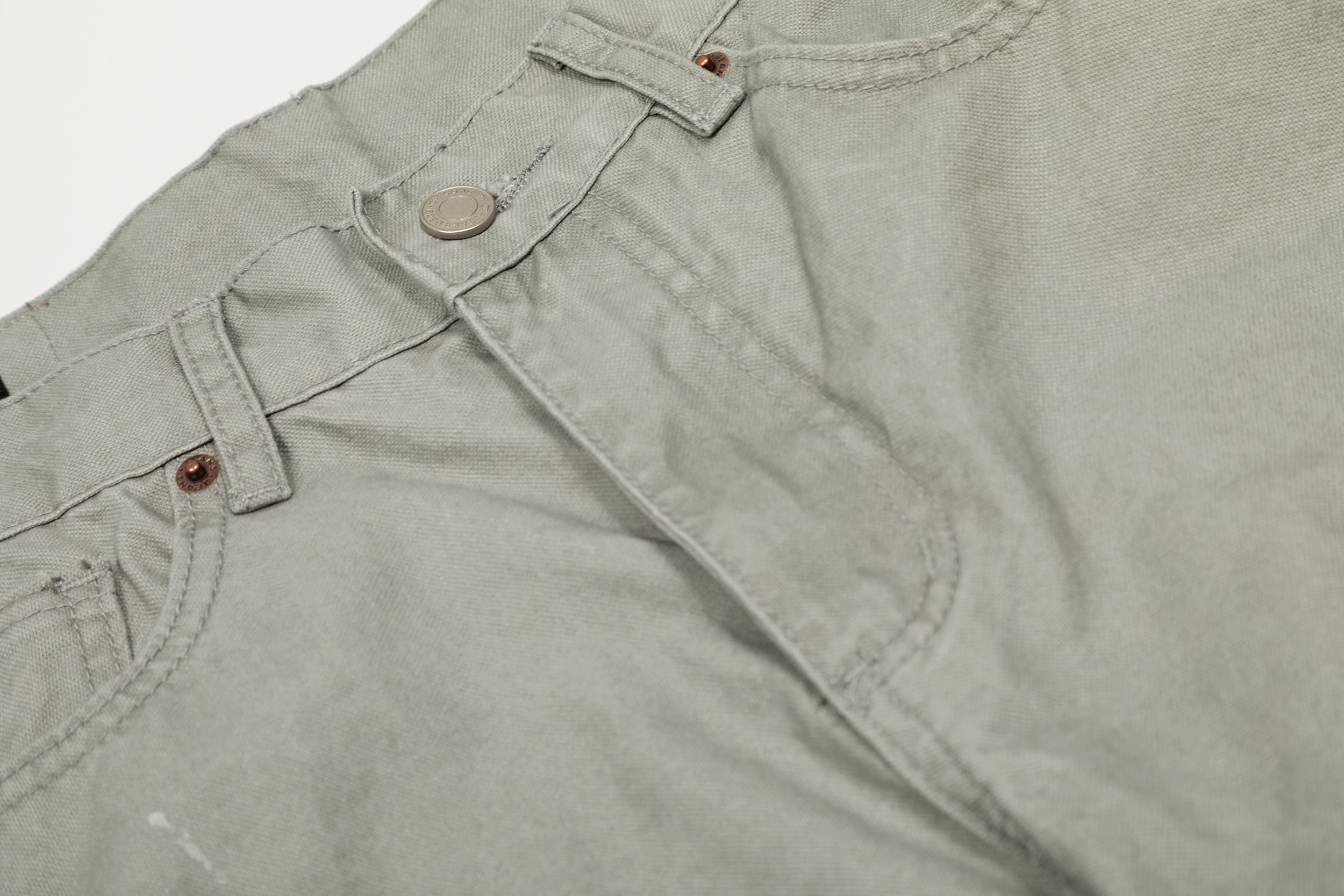 Paint-Splatter Carpenter Pants | Heavyweight Cotton Workwear