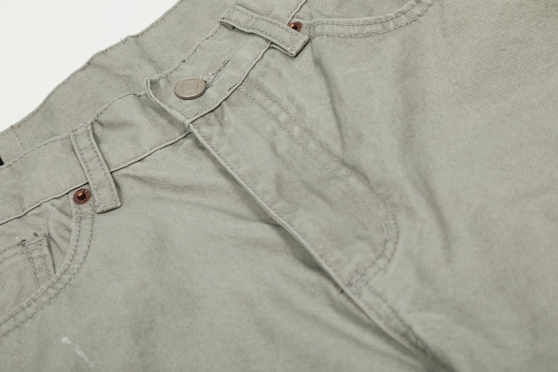 Paint-Splatter Carpenter Pants | Heavyweight Cotton Workwear