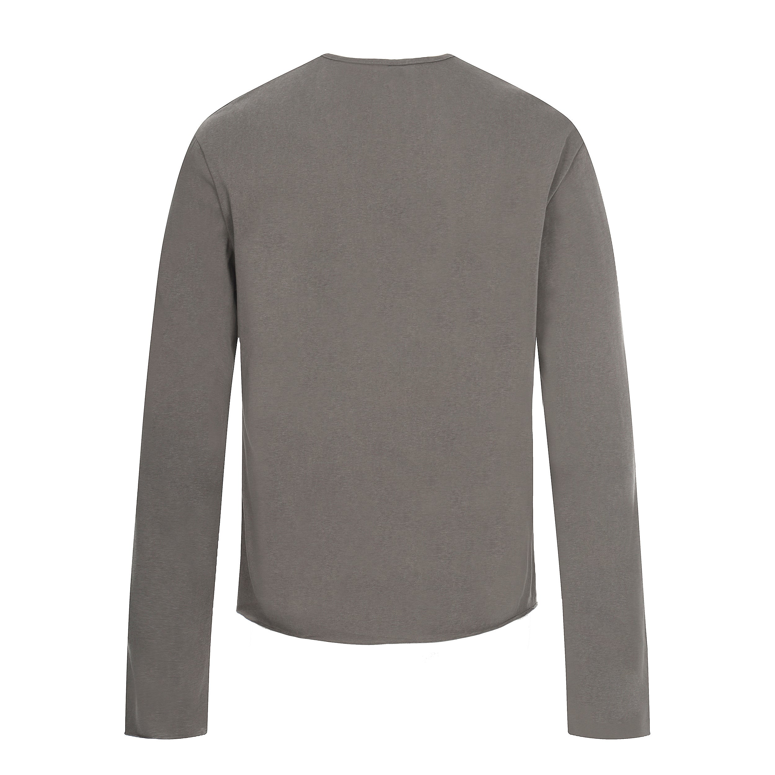 Classic Henley Long Sleeve T-Shirt | 100% Cotton