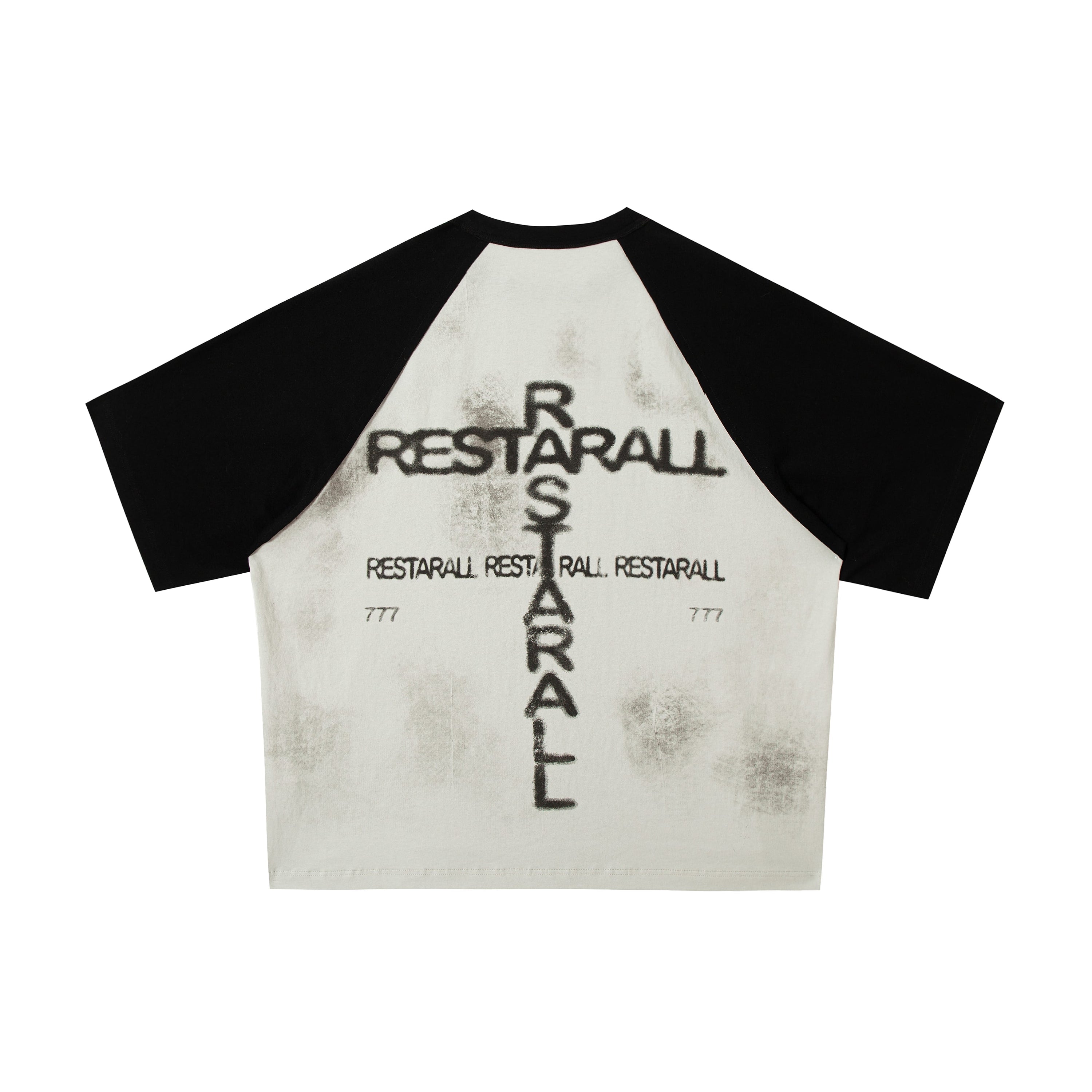 Distressed Raglan Graphic Tee | Underground Streetwear