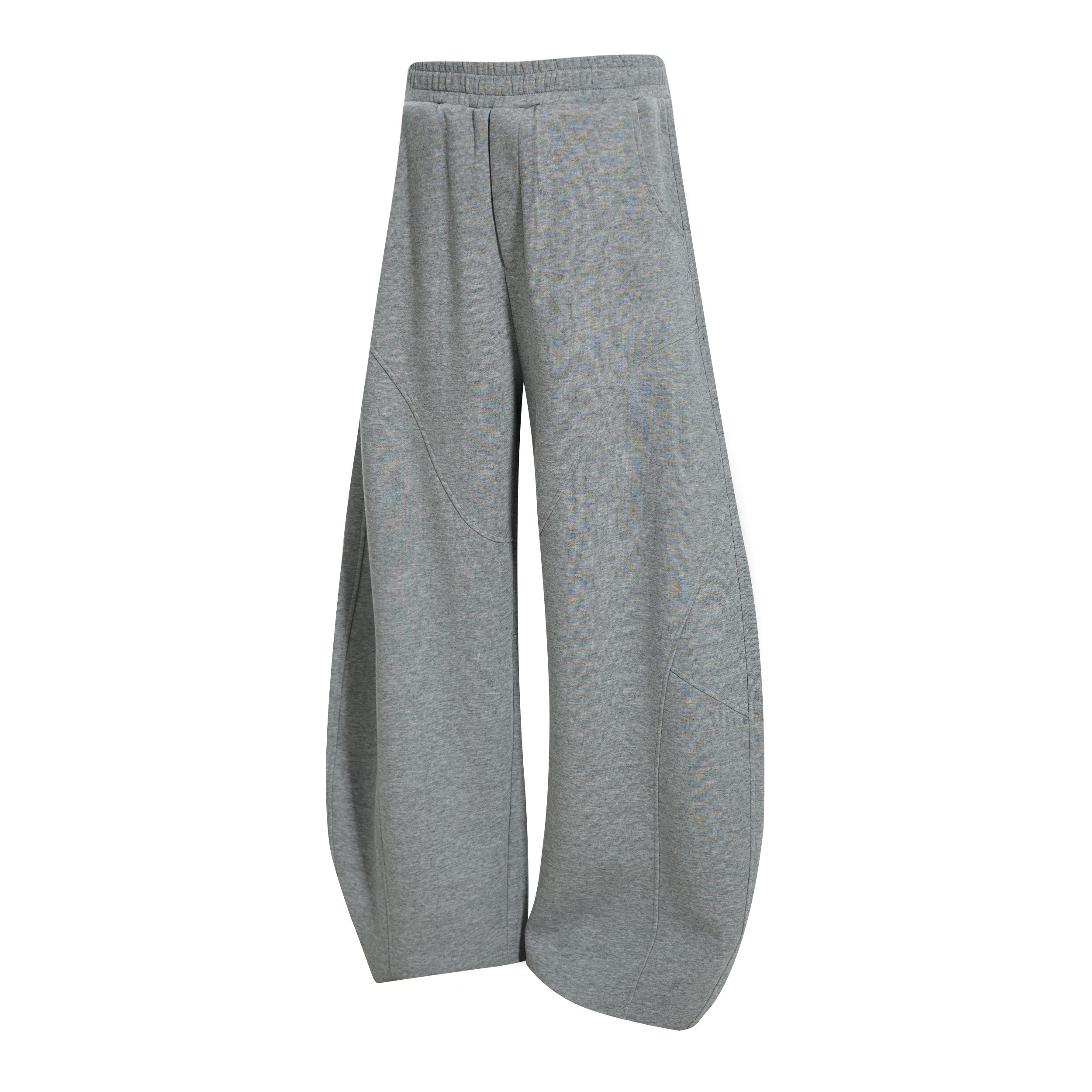Omirad Curved Panel Wide-Leg Sweatpants | Streetwear Joggers
