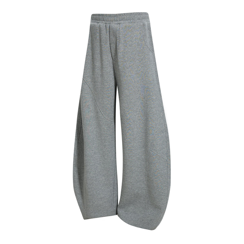 Omirad Curved Panel Wide-Leg Sweatpants | Streetwear Joggers