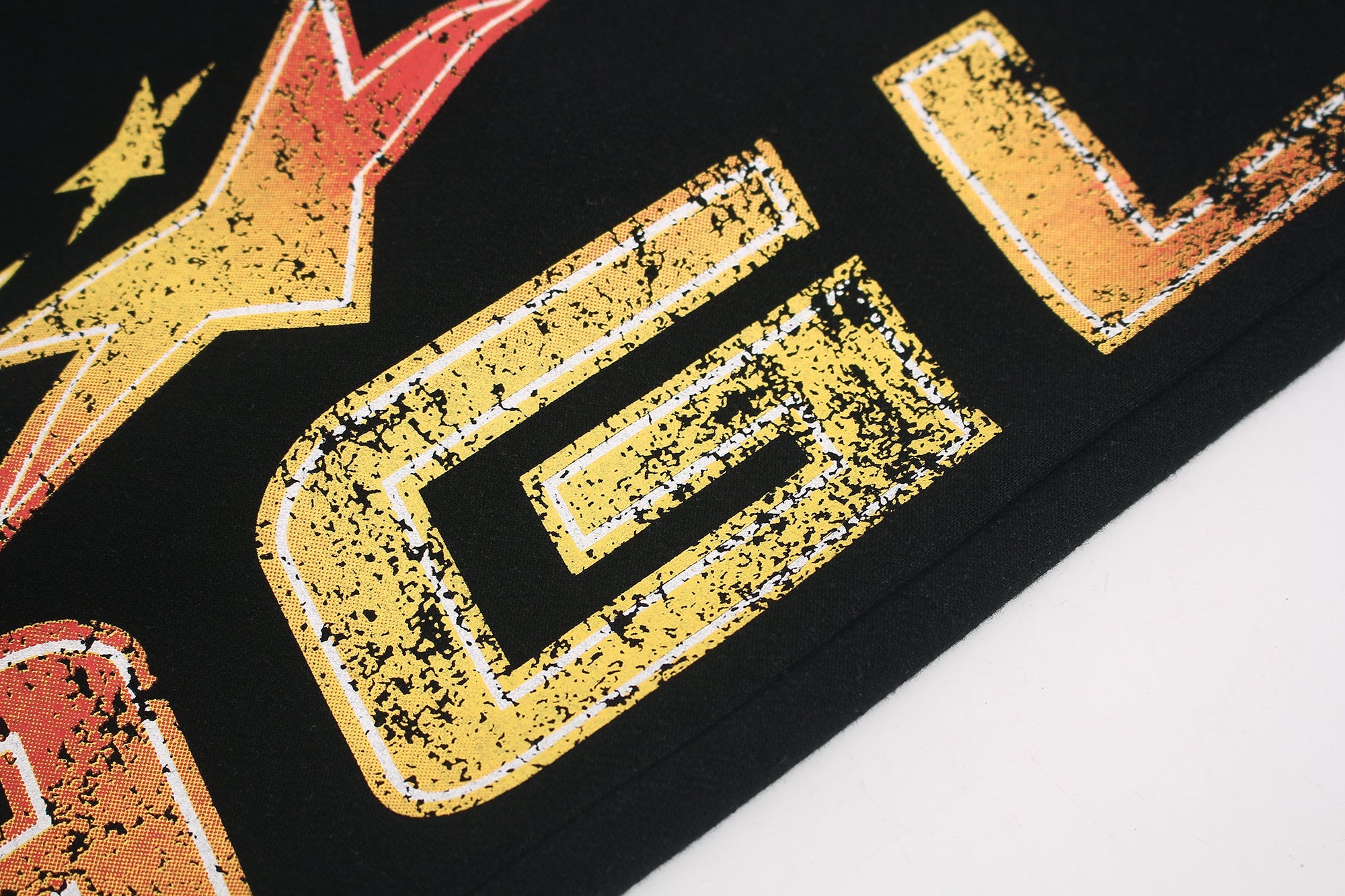 Fleece-Lined Glitter Star Wide-Leg Sweatpants | Y2K Street Style