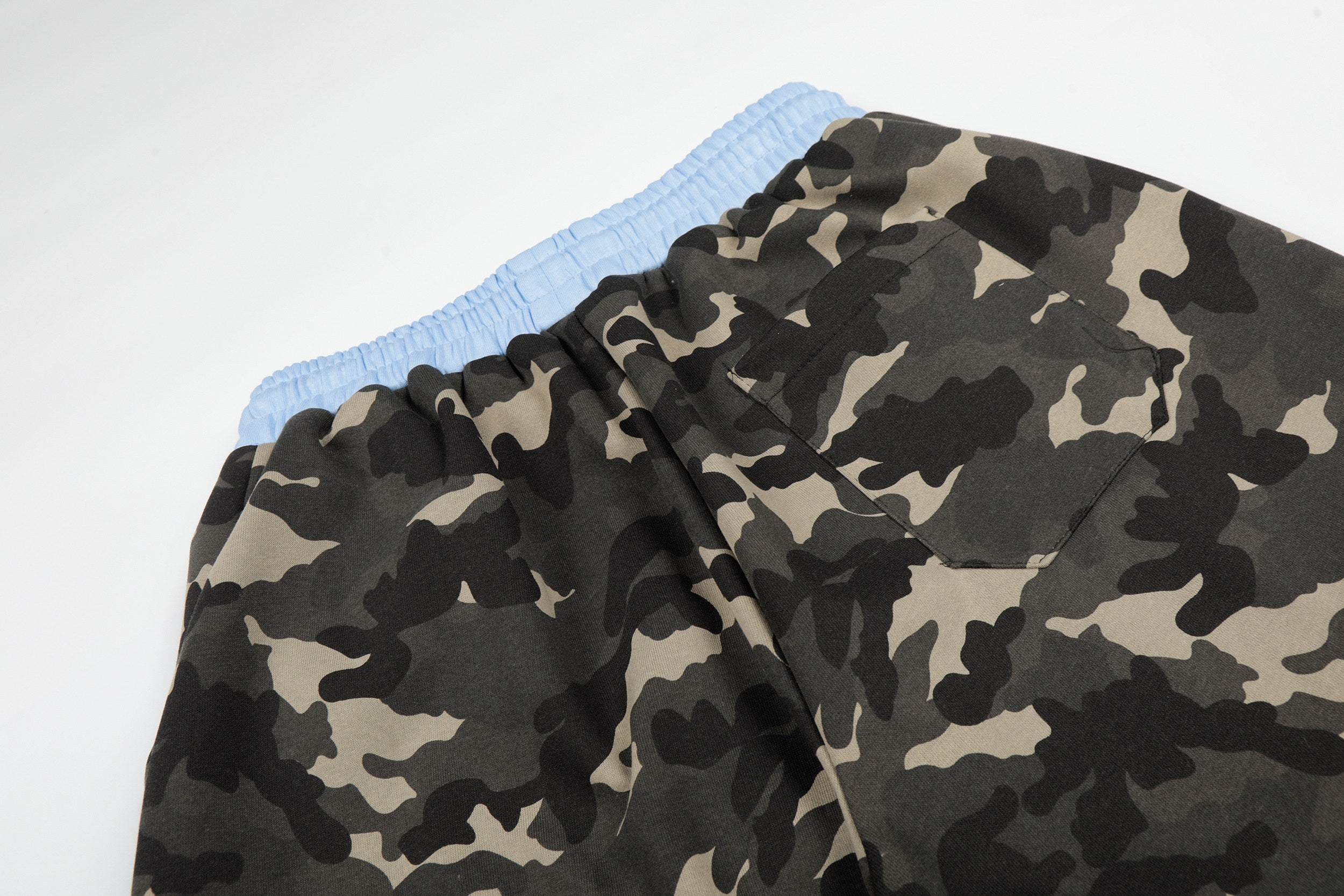 Omirad Graphic Camo Wide-Leg Sweatpants | Street Style