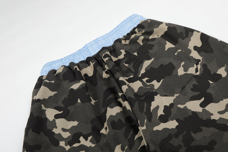 Omirad Graphic Camo Wide-Leg Sweatpants | Street Style