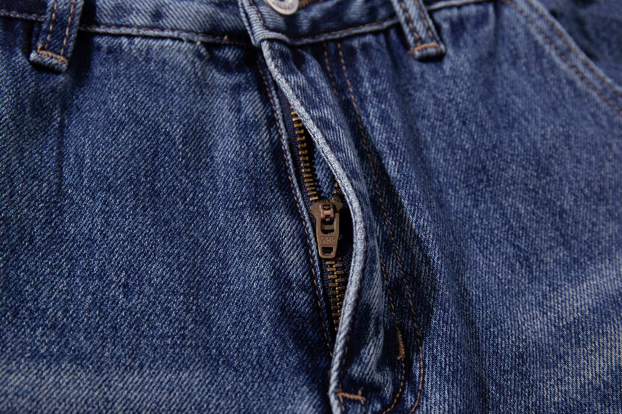 Omirad Rhinestone Utility Wide-Leg Carpenter Jeans