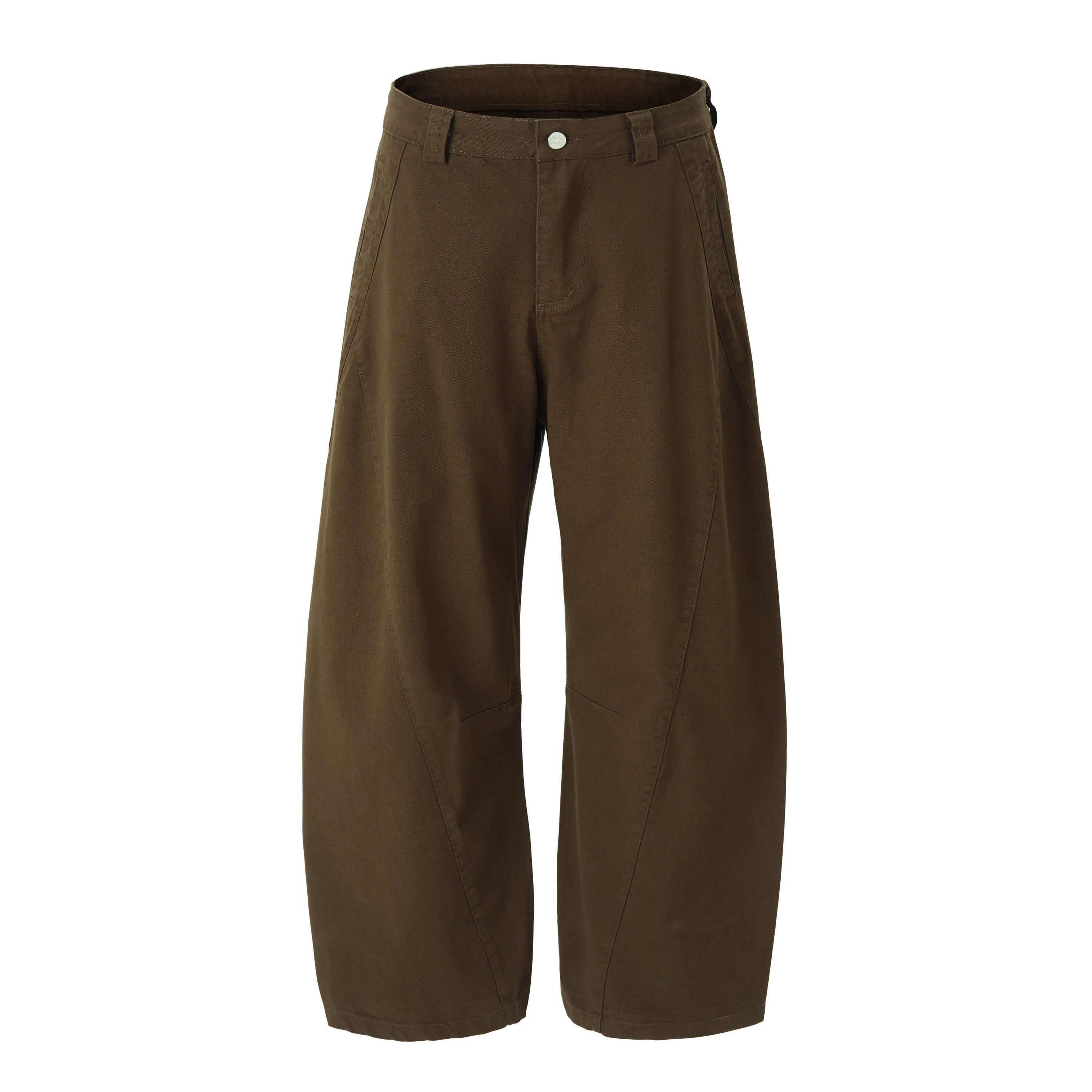 Men's Wide-Leg Utility Pants | Curved Barrel Fit | 100% Cotton