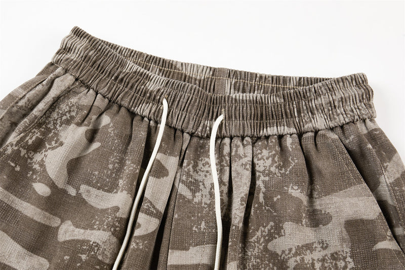 Camo Wide-Leg Sweatpants | Relaxed Fit Streetwear Pants