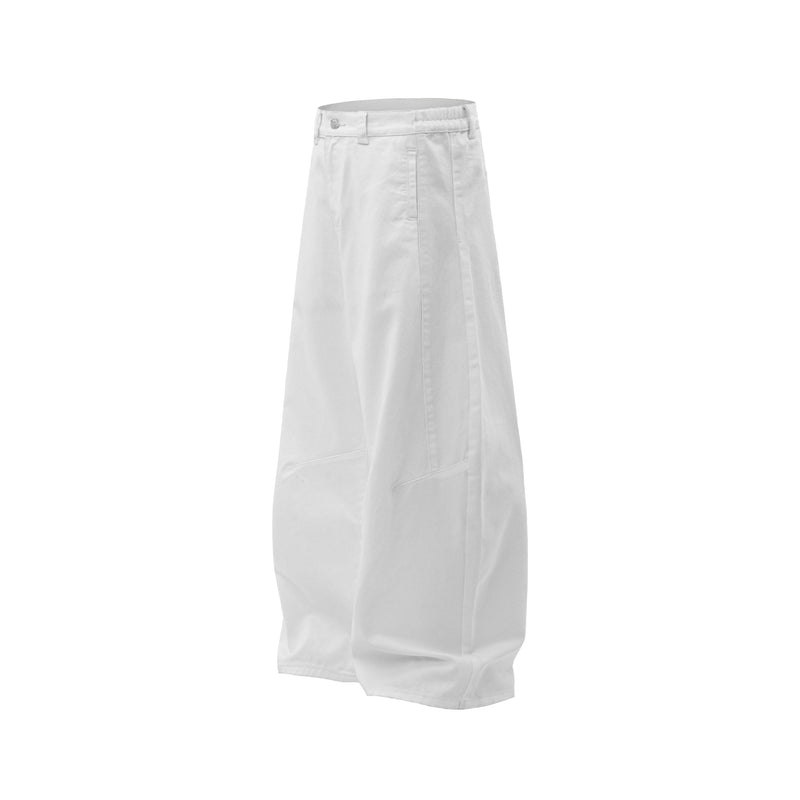 Omirad Sculpted Wide Leg Balloon Pants | 100% Cotton