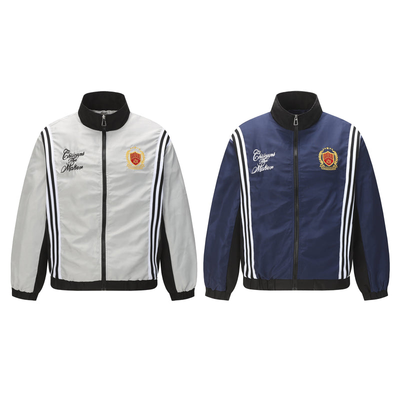 Chilcups The Maker Collegiate Track Zip Jacket | Varsity Streetwear