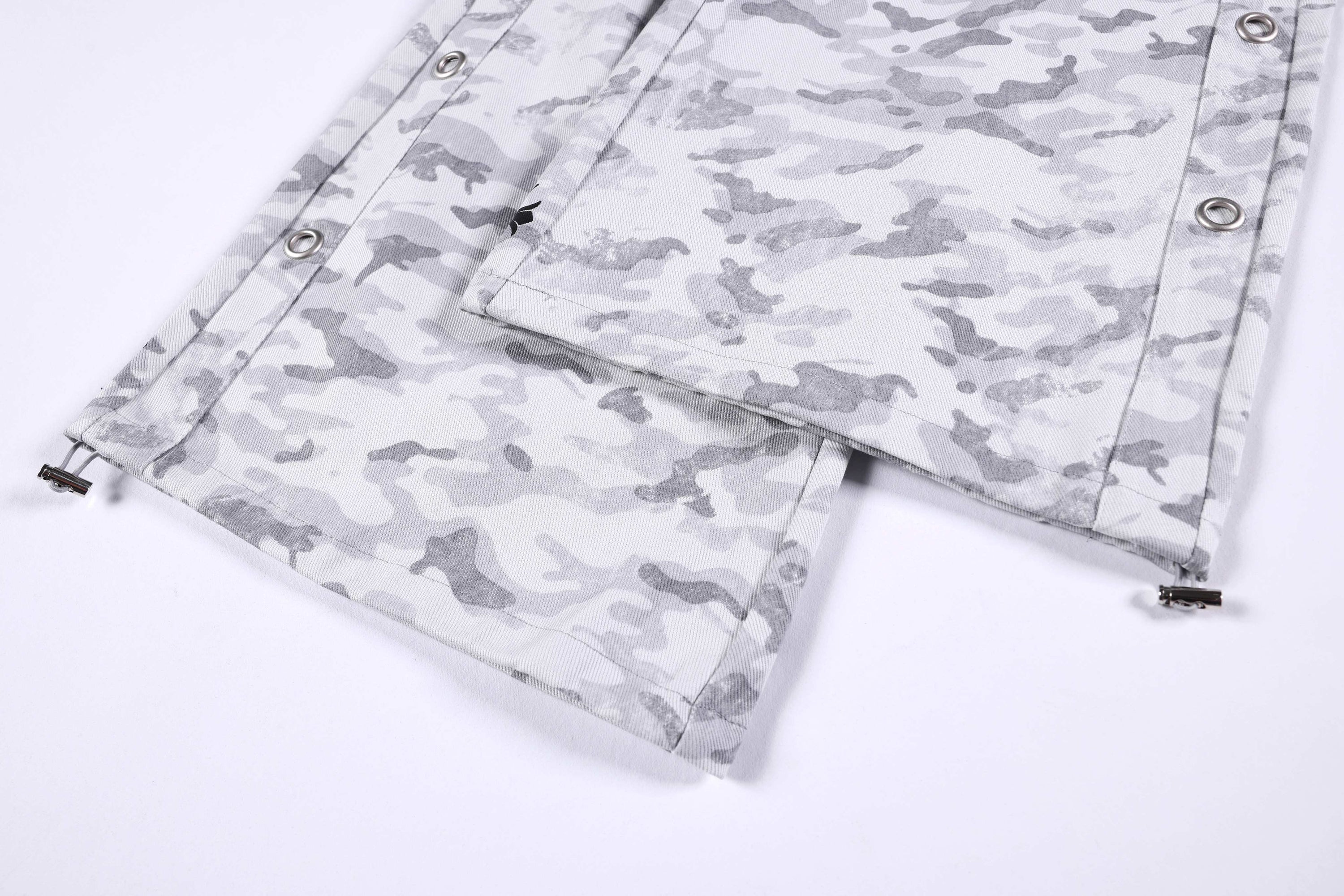 Omirad Camo Graphic Cargo Pants | Wide-Leg Streetwear