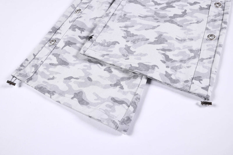 Omirad Camo Graphic Cargo Pants | Wide-Leg Streetwear