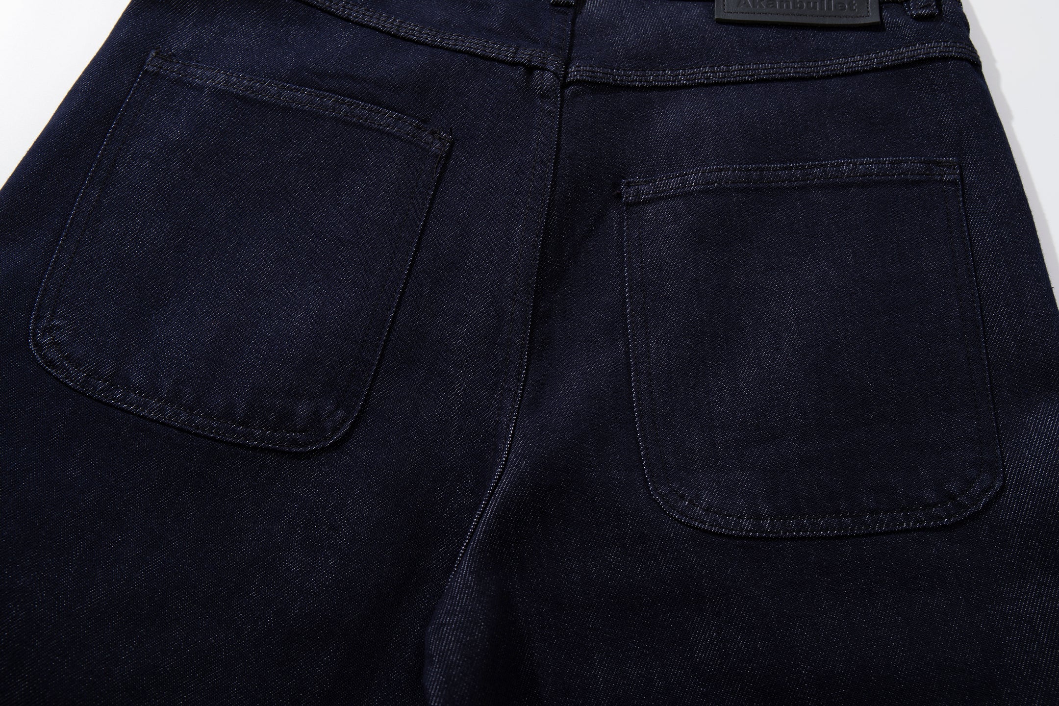 Omirad Floral Patch Wide-Leg Jeans | Dark Wash Streetwear Denim