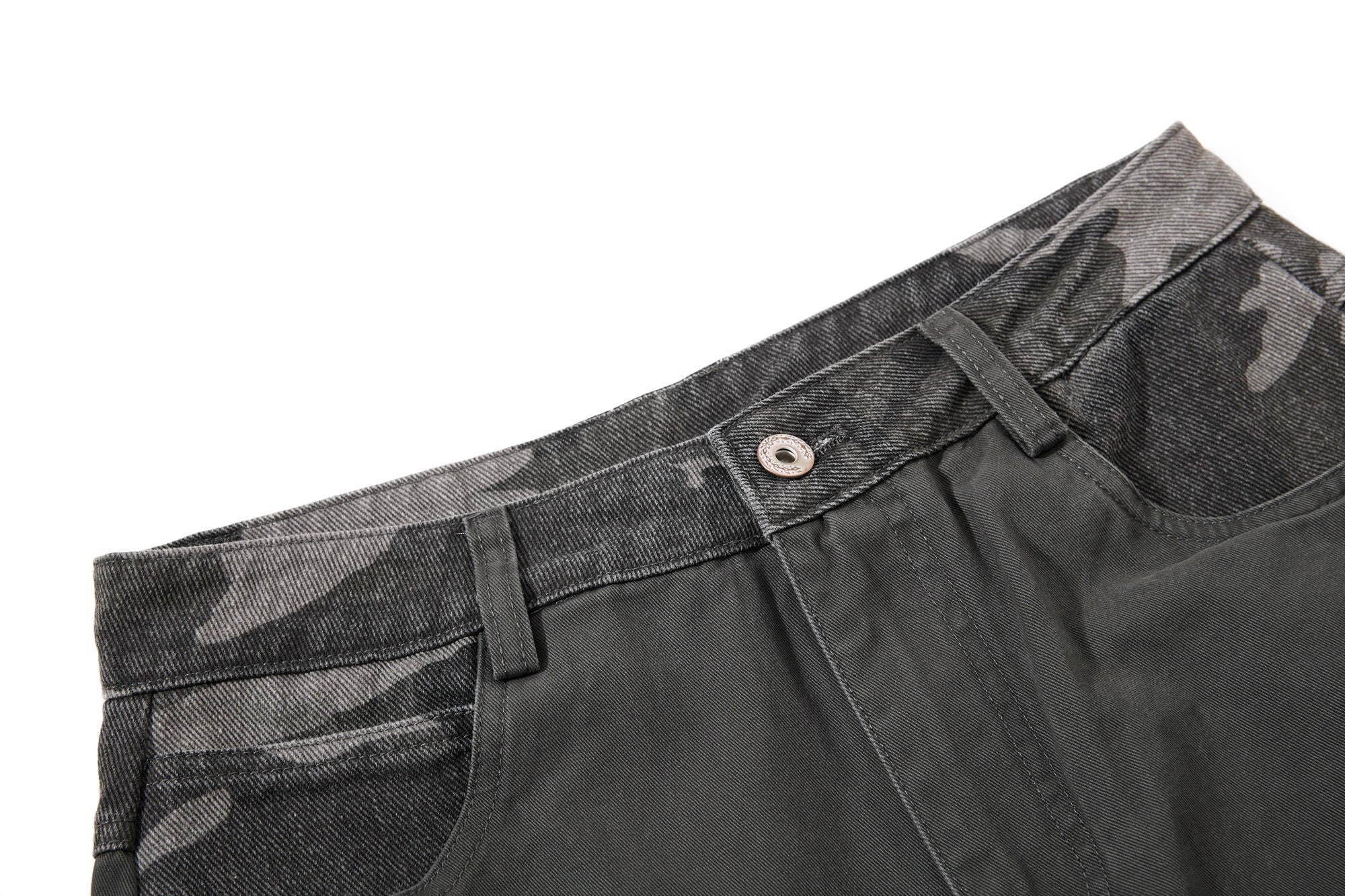 Omirad Balloon Wide-Leg Pants | Camo Contrast Streetwear