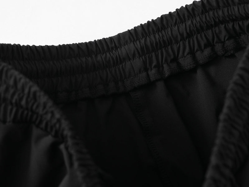 Contrast Panel Wide-Leg Track Pants | Streetwear Style