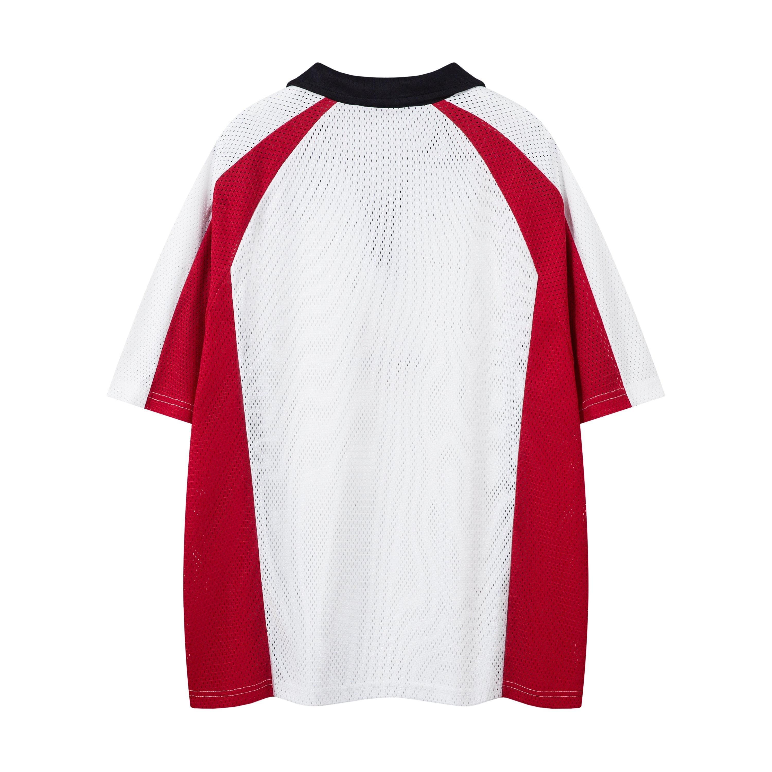 Omirad Smile Moment Patchwork Mesh Polo Jersey