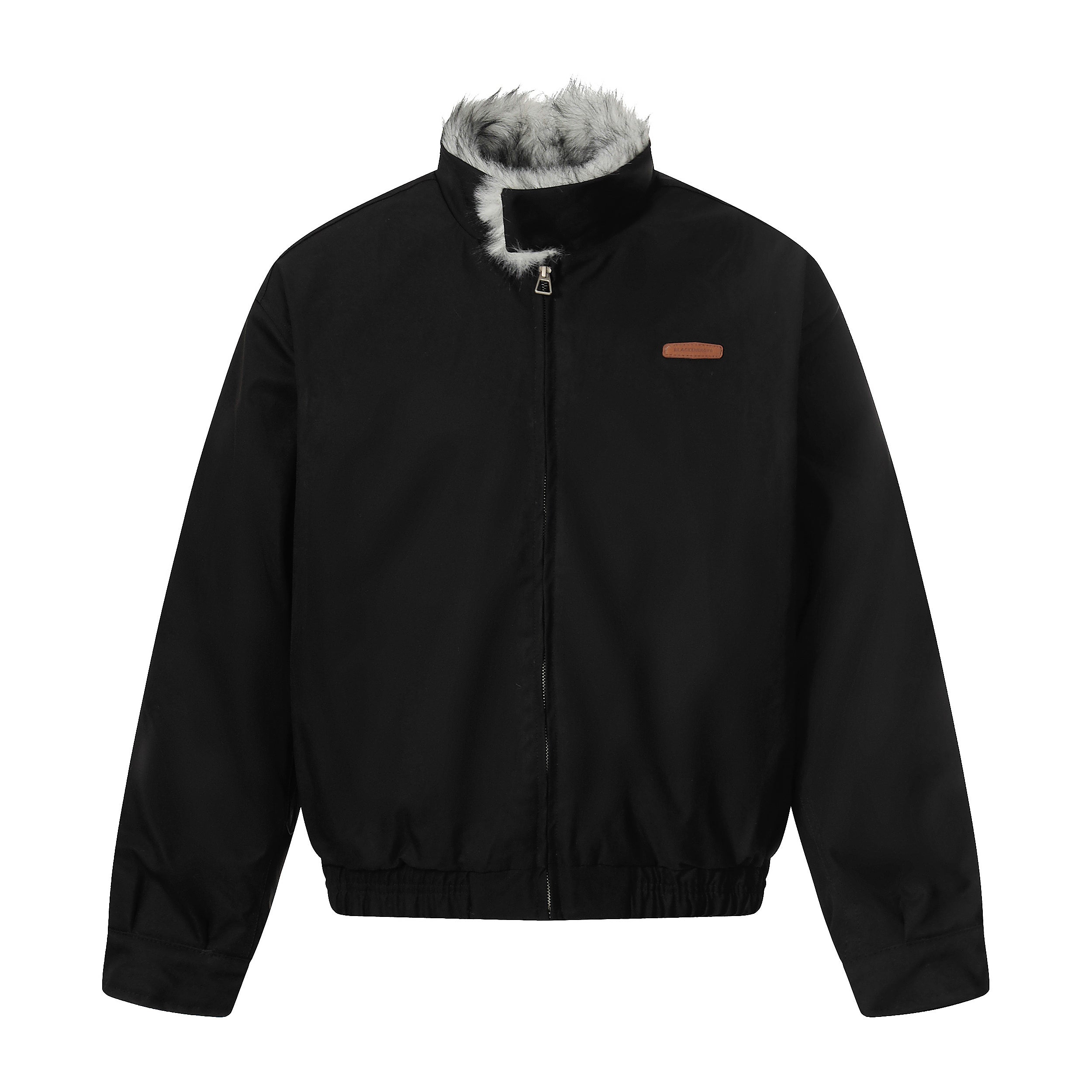 Omirad Minimal Faux-Fur Collar Bomber Jacket | Off-White