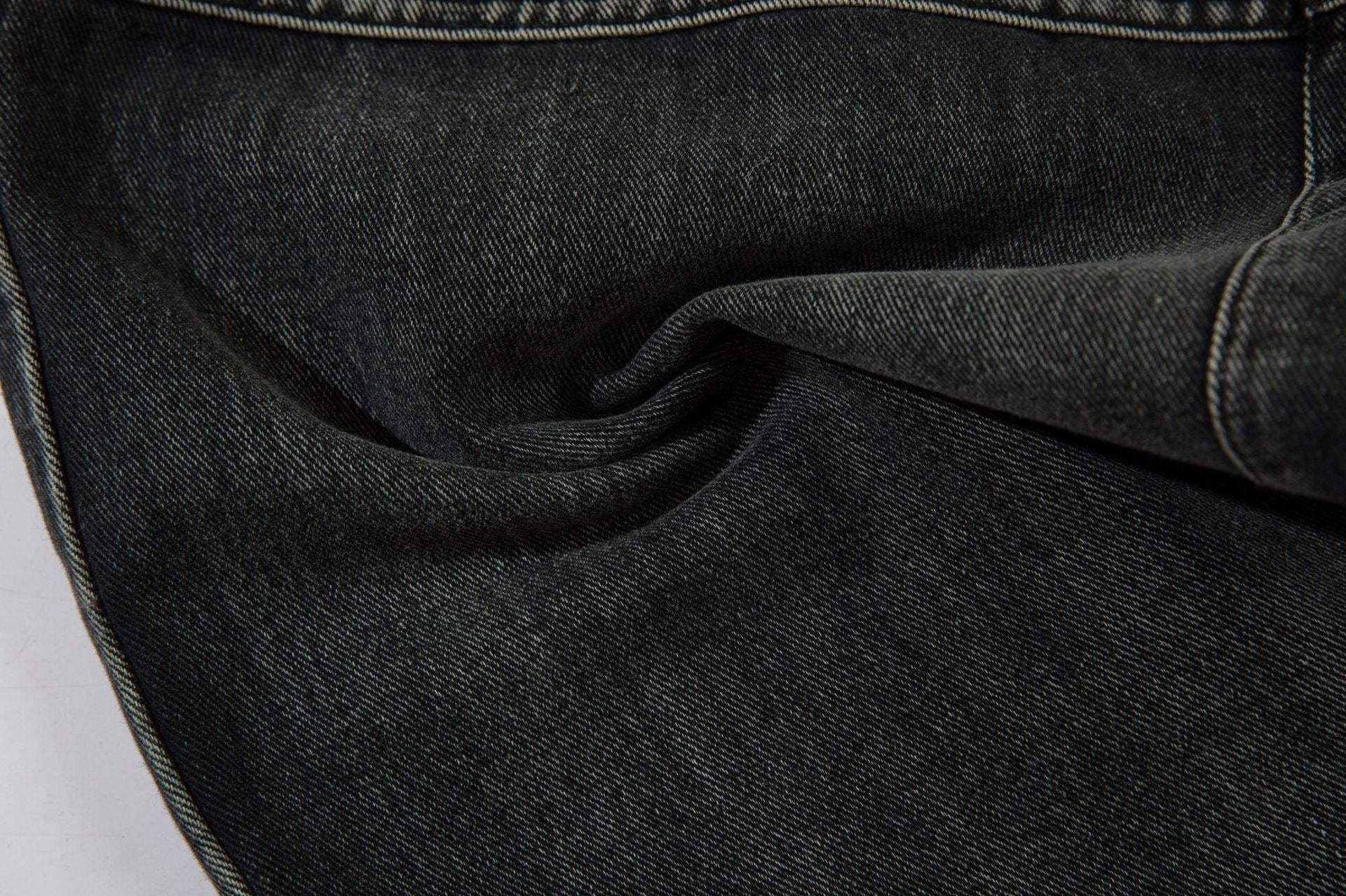 Omirad Barbed-Stitch Cargo Wide-Leg Jeans | Streetwear