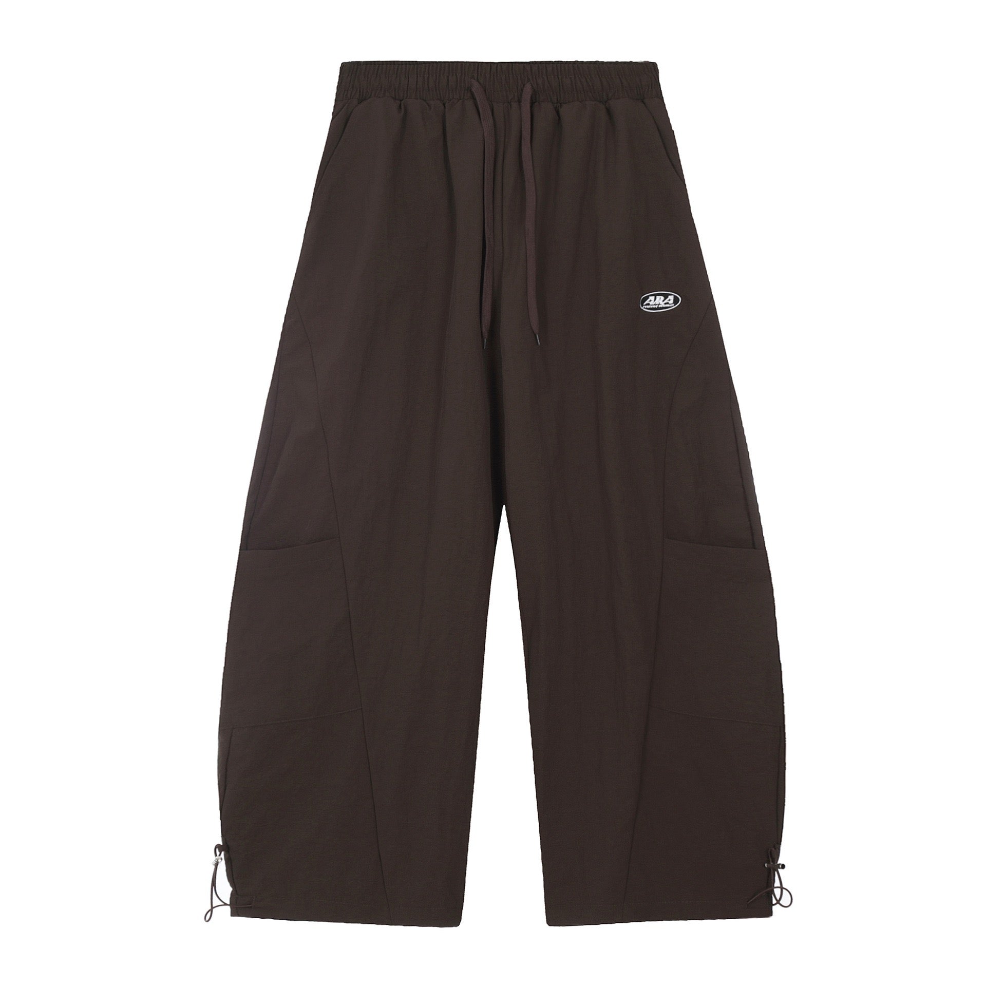 Omirad Nylon Wide-Leg Cargo Pants | Streetwear Parachute Fit