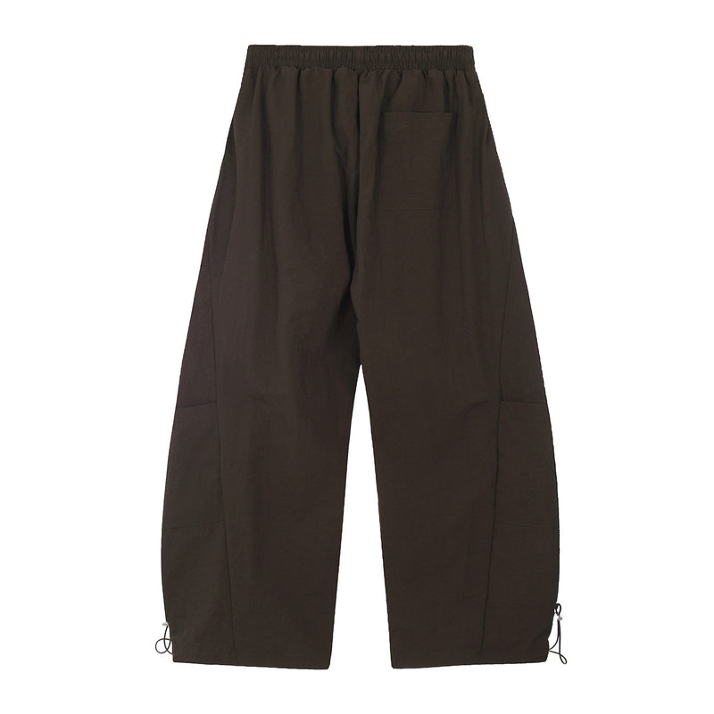 Omirad Nylon Wide-Leg Cargo Pants | Streetwear Parachute Fit