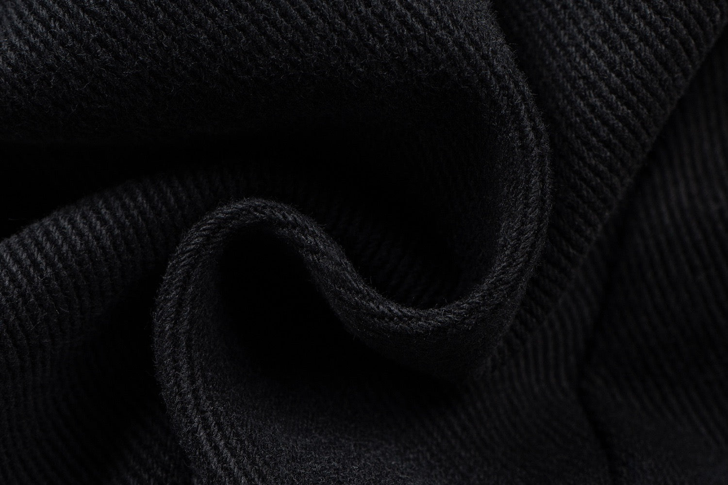 Omirad Black Stacked Wide-Leg Multi-Pocket Cargo Pants